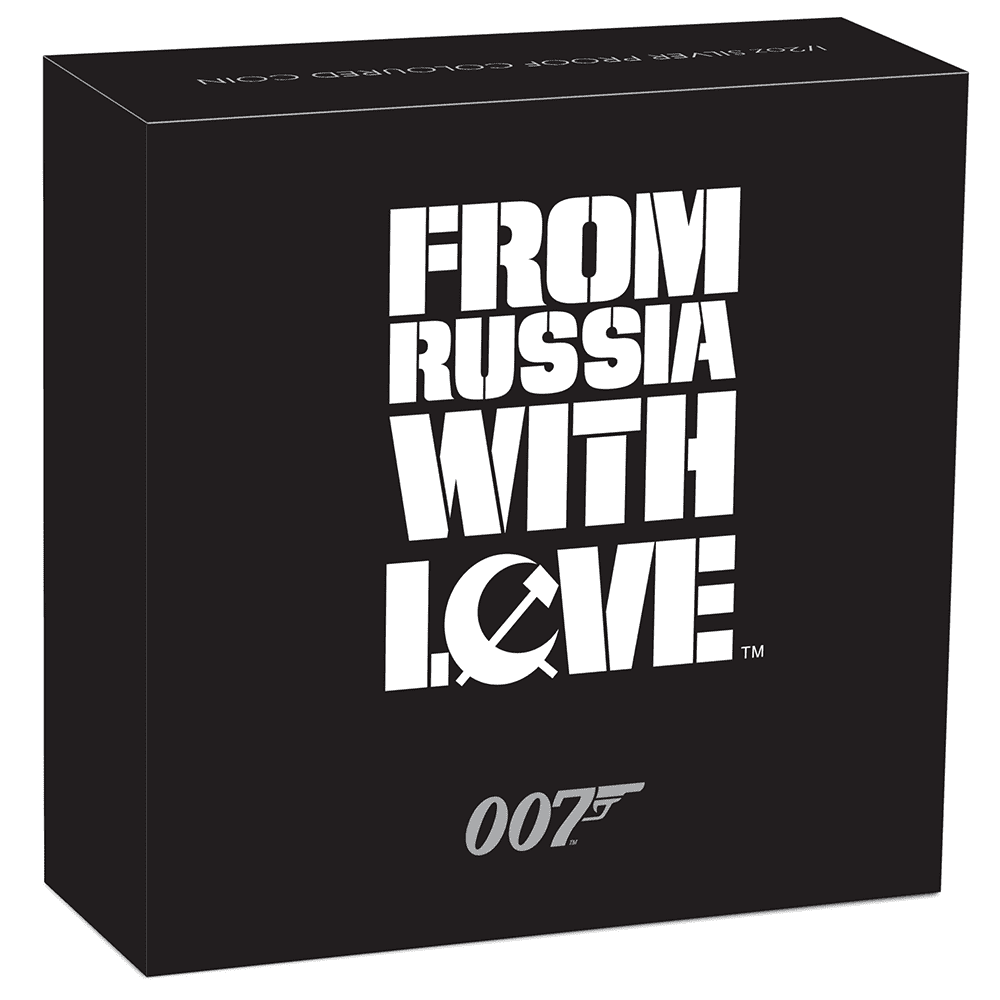 James Bond From Russia With Love 1/2 oz Silver Proof Coin - By The Perth Mint - Image 4