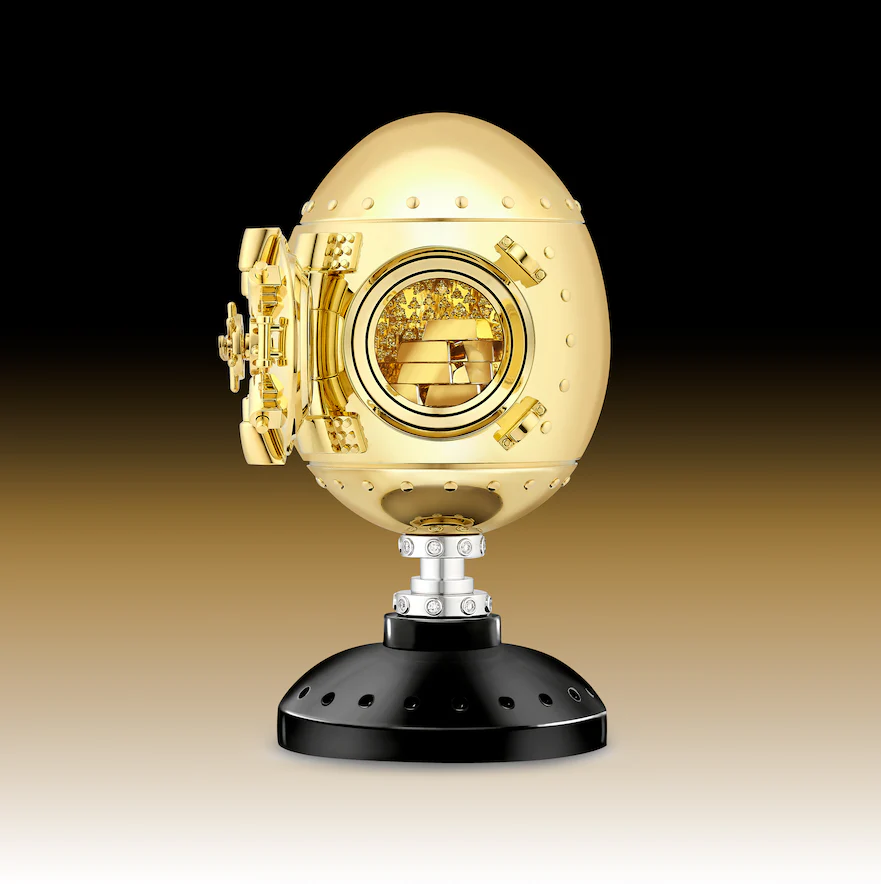 Fabergé x 007 Goldfinger Egg Objet - Numbered Edition - Image 4