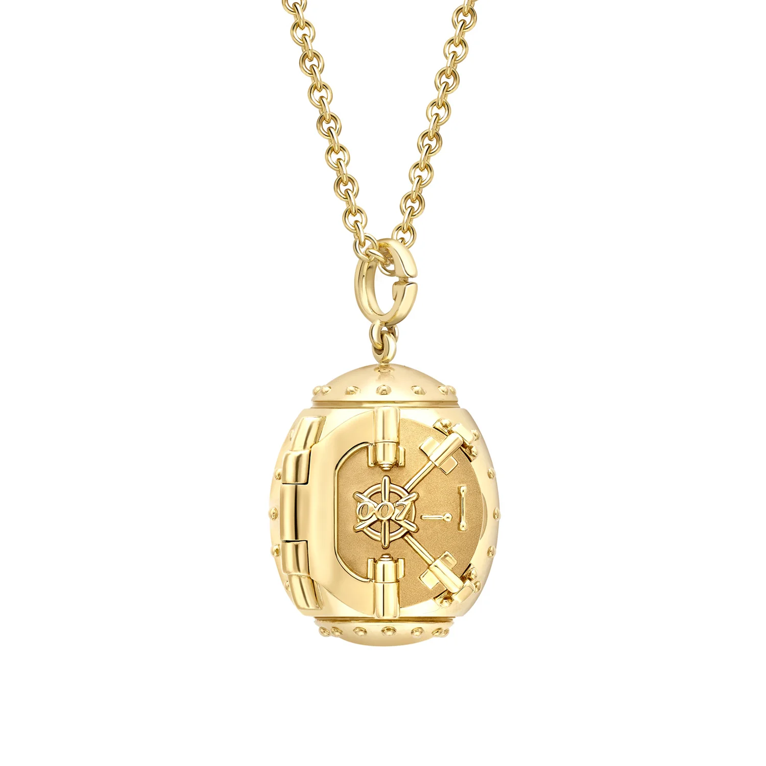 Fabergé x 007 Goldfinger Egg Safe Locket with Ruby Heart Surprise - Image 4