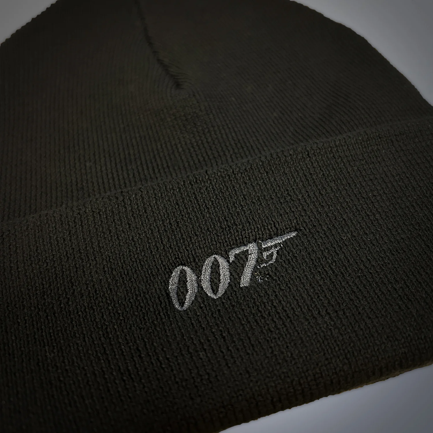 James Bond 007 Embroidered Beanie - Black Edition - Image 2
