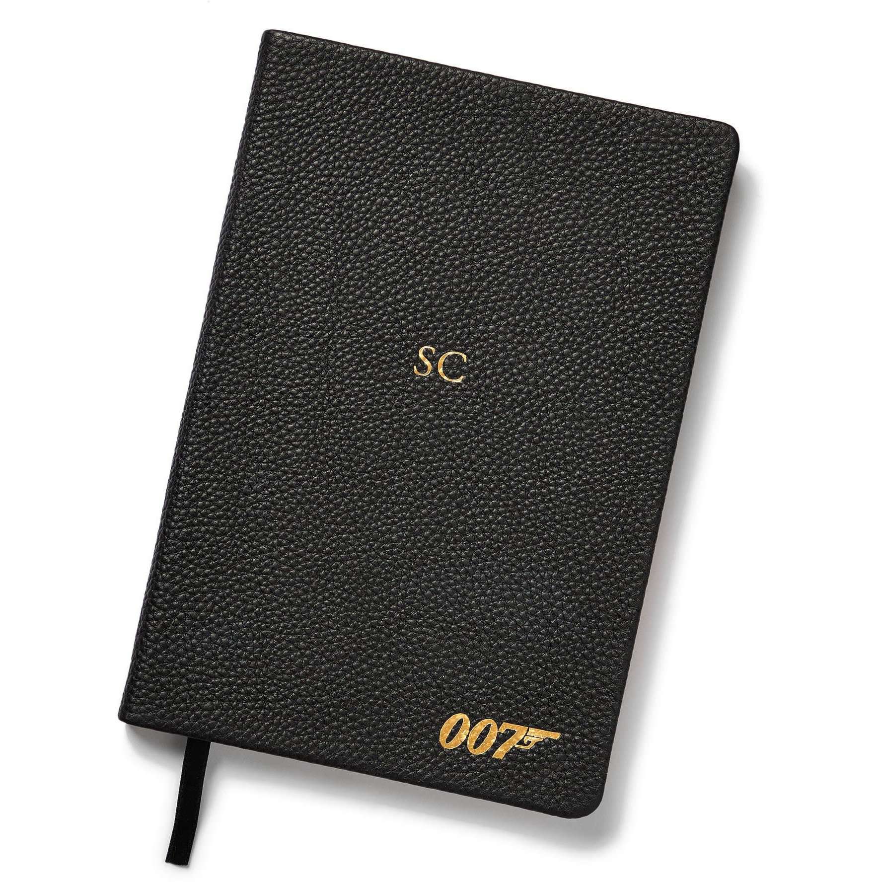 James Bond 007 Personalised Leather A5 Notebook (3 Colours) - Image 5
