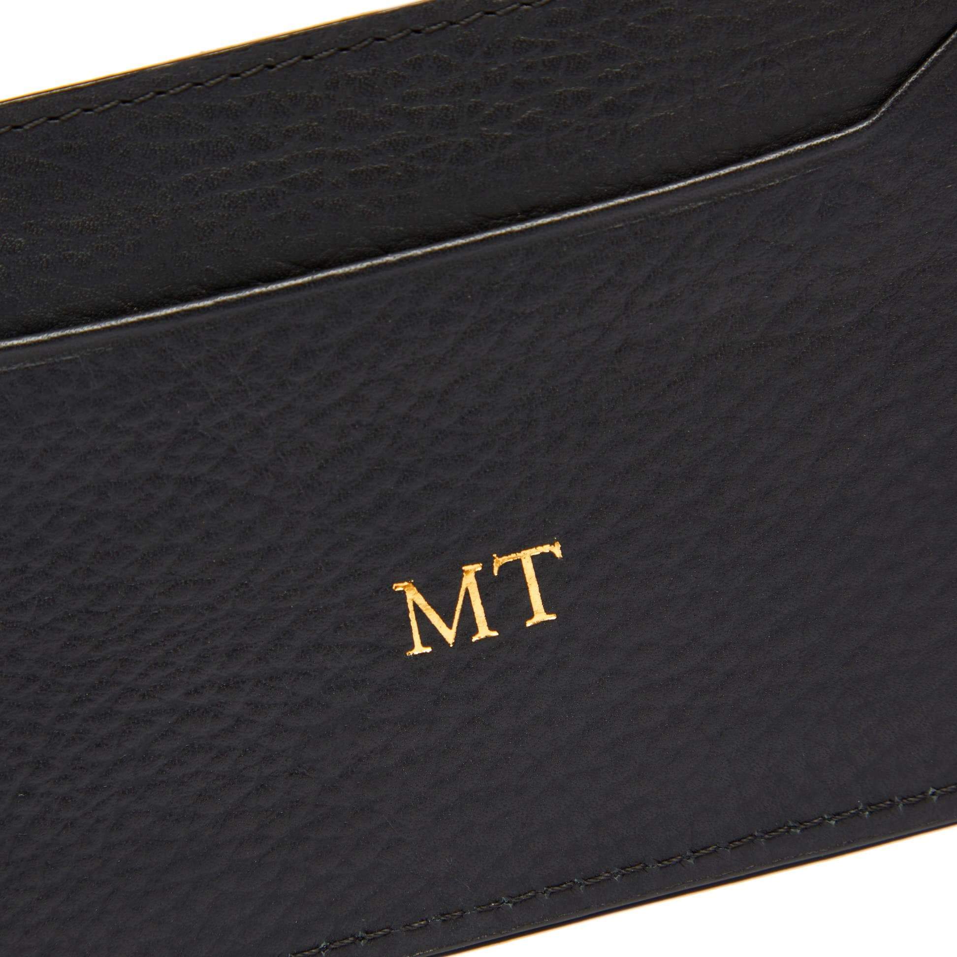 James Bond 007 Personalised Leather Card Holder (3 Colours) - Image 6