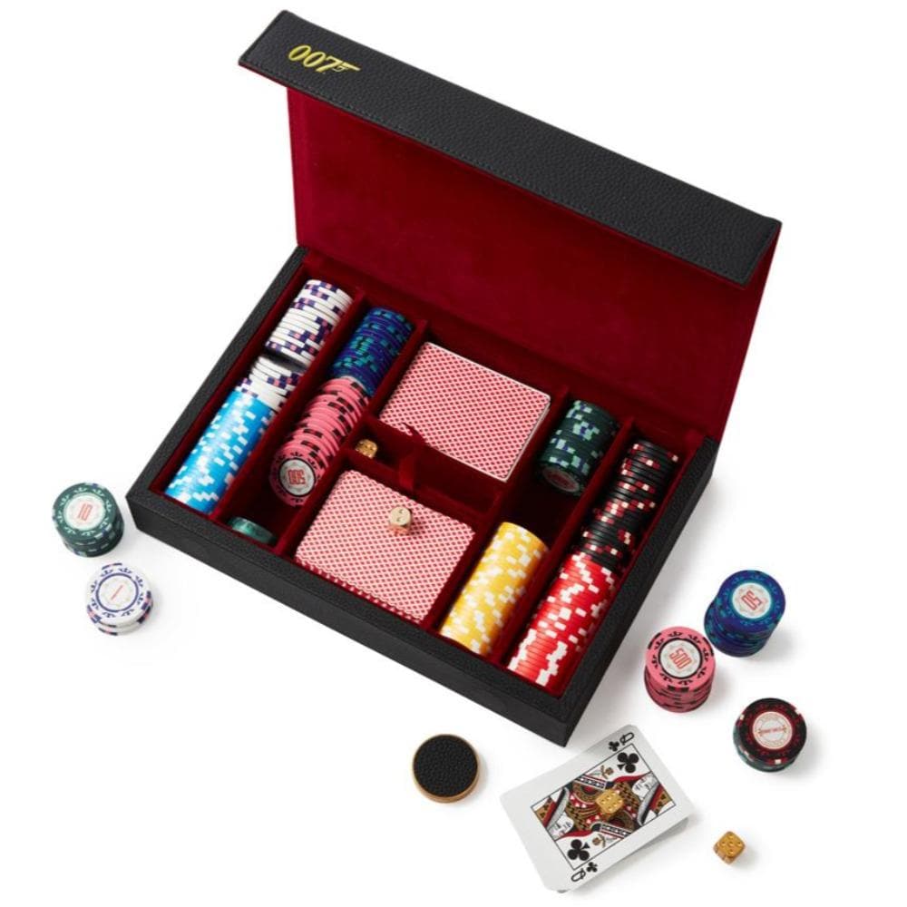 James Bond 007 Personalised Leather-covered Poker Set - Image 4