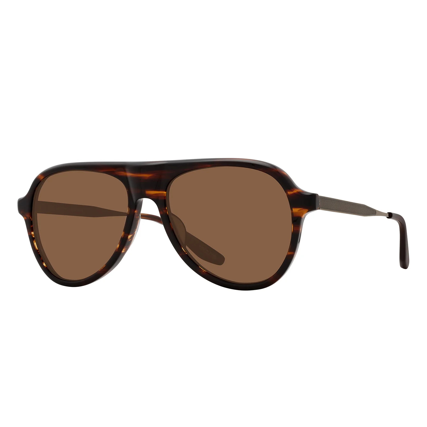 James Bond 007 Vedretta Sunglasses - Tamboura Tortoise / Antique Gold / Espresso Edition - By Barton Perreira (Pre-order) - Image 7