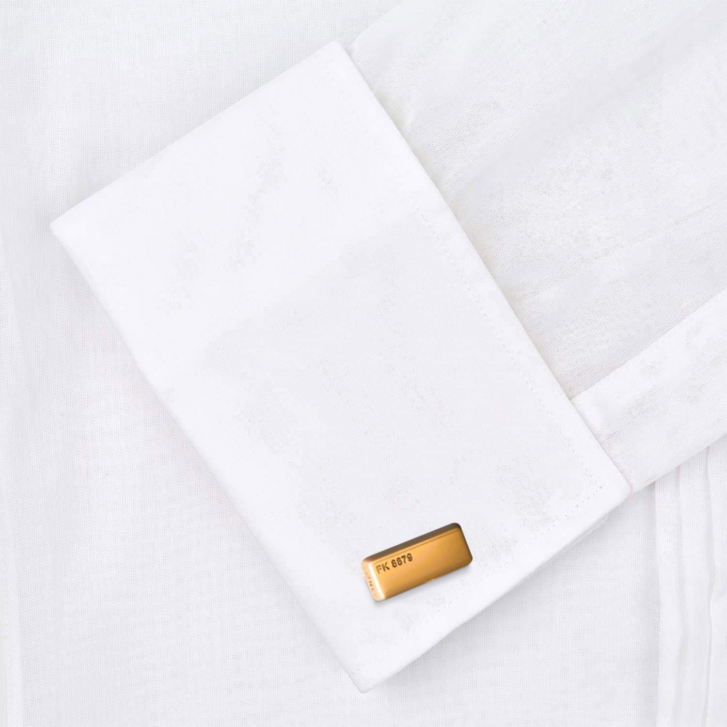 James Bond 18ct Gold Bullion Bar Cufflinks - Goldfinger Edition - Image 3