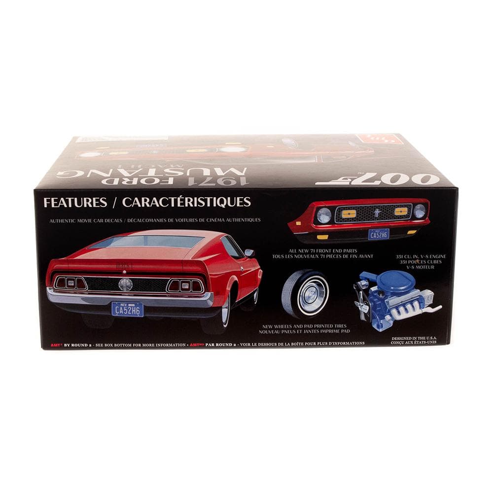 James Bond 1971 Ford Mustang Car Model Kit - Diamonds Are Forever Edition - By AMT (Outlet Item) - Image 3