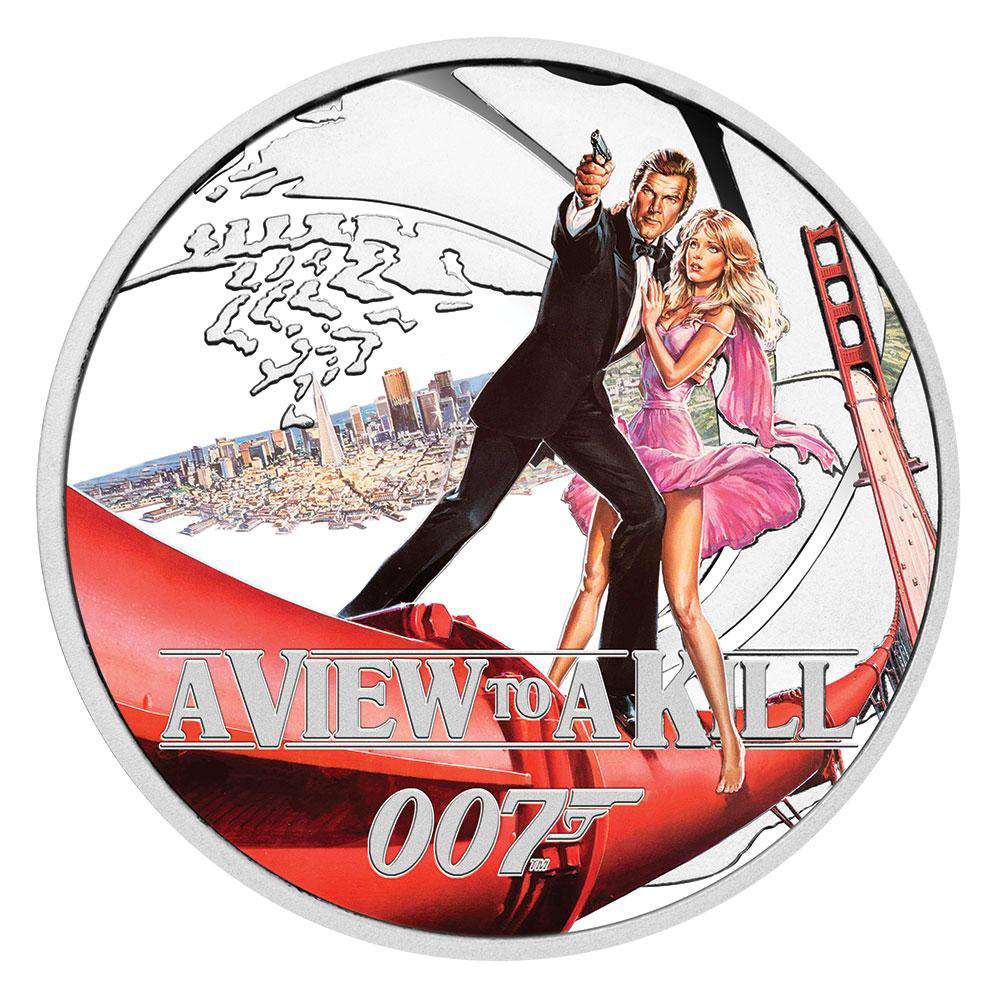 James Bond A View To A Kill 1/2 oz Silver Proof Coin - By The Perth Mint - Image 4