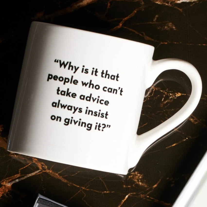 James Bond Advice Quote Bone China Mug - Image 3