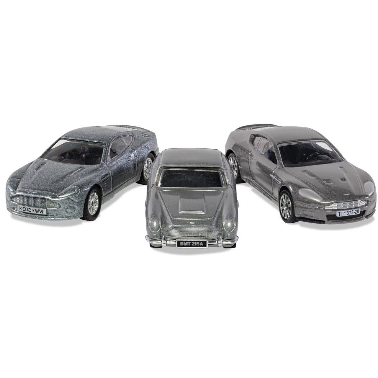 James Bond Aston Martin Model Car Trio - DB5, V12 Vanquish & DBS Edition - By Corgi - Image 2
