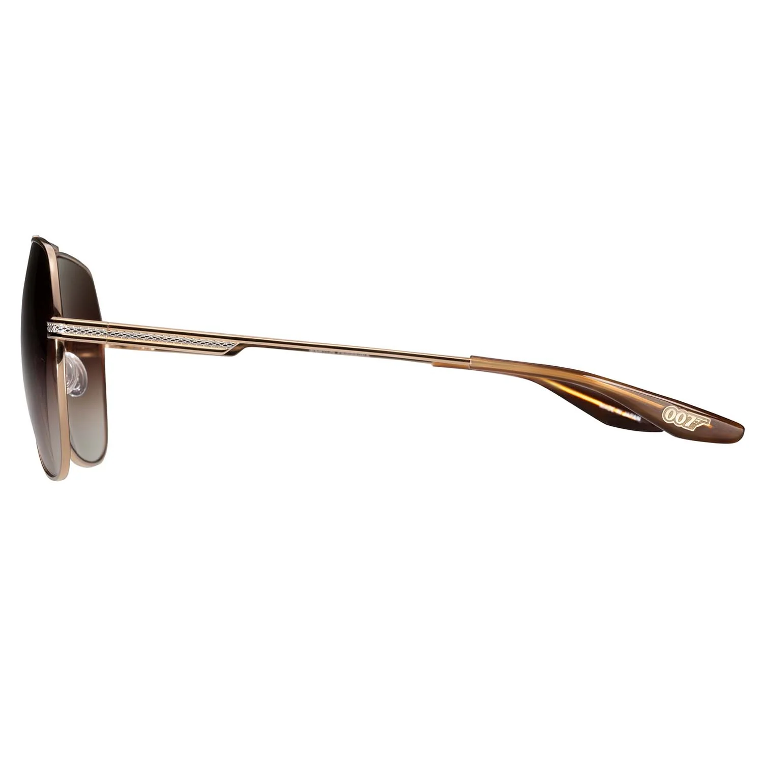 James Bond Avtak Sunglasses - Gold/Silver/Topaz - By Barton Perreira - Image 3