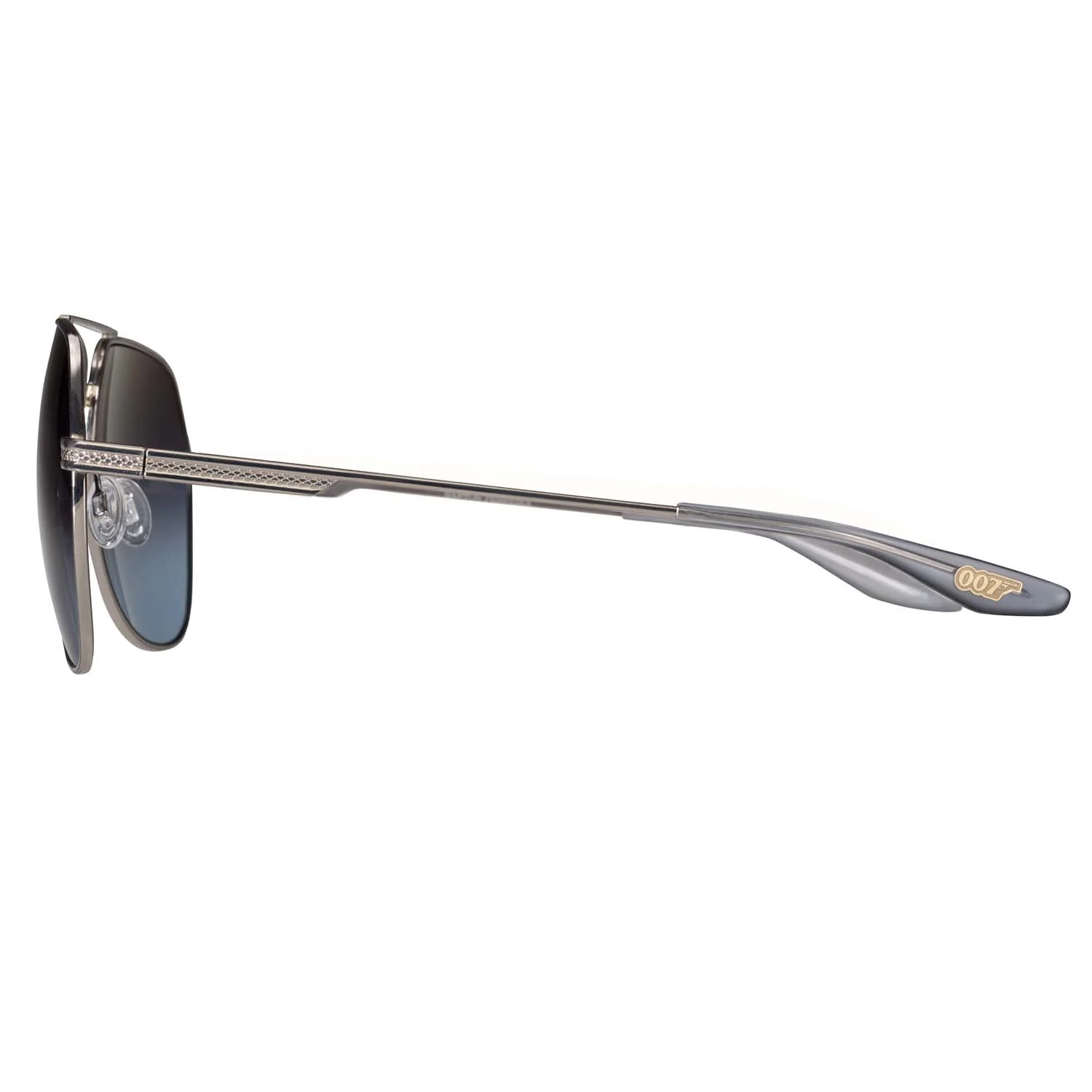 James Bond Avtak Sunglasses - Silver/Blue - By Barton Perreira - Image 4