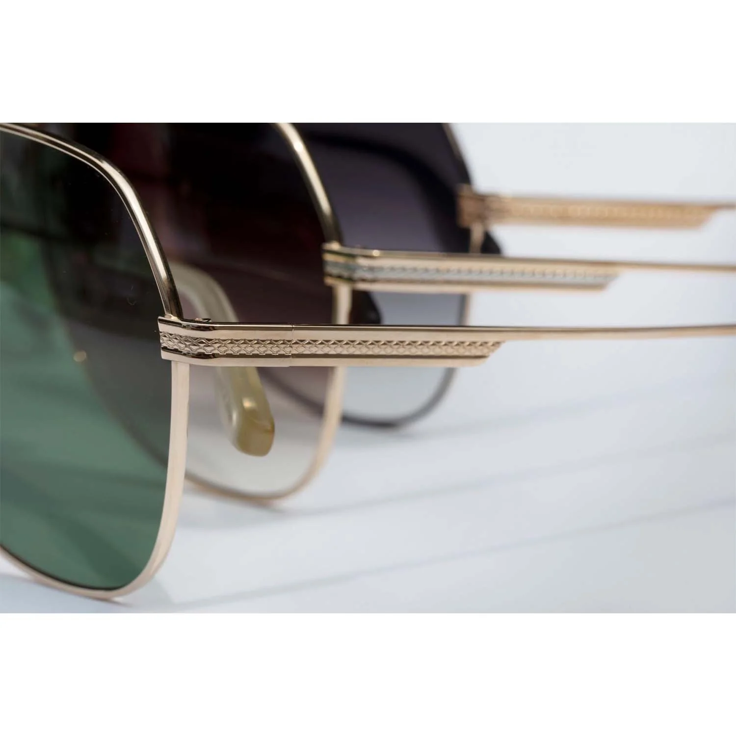 James Bond Avtak Sunglasses - Silver/Blue - By Barton Perreira - Image 5