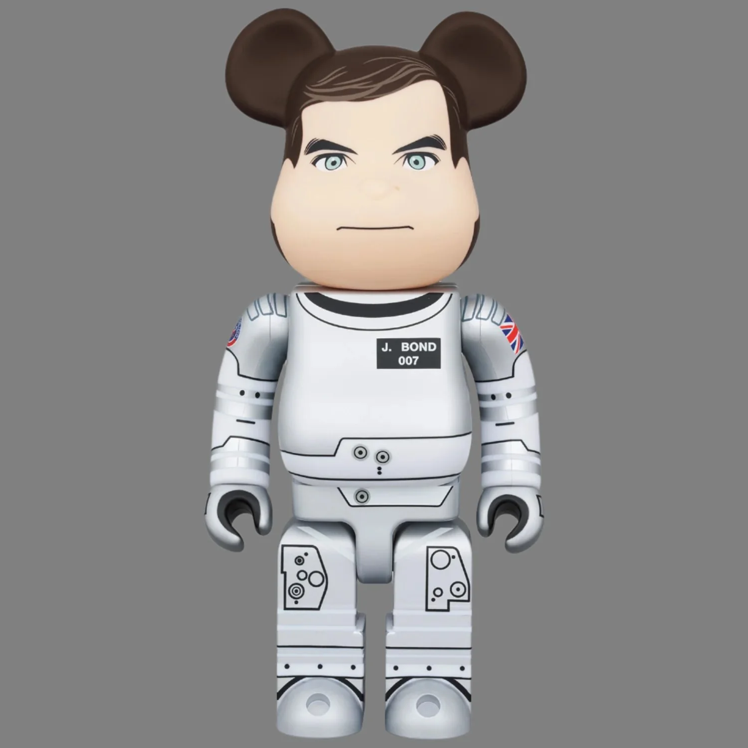 James Bond Be@rbrick 100% & 400% Figure Set - Moonraker Edition – By Medicom Toy (Outlet Item) - Image 3