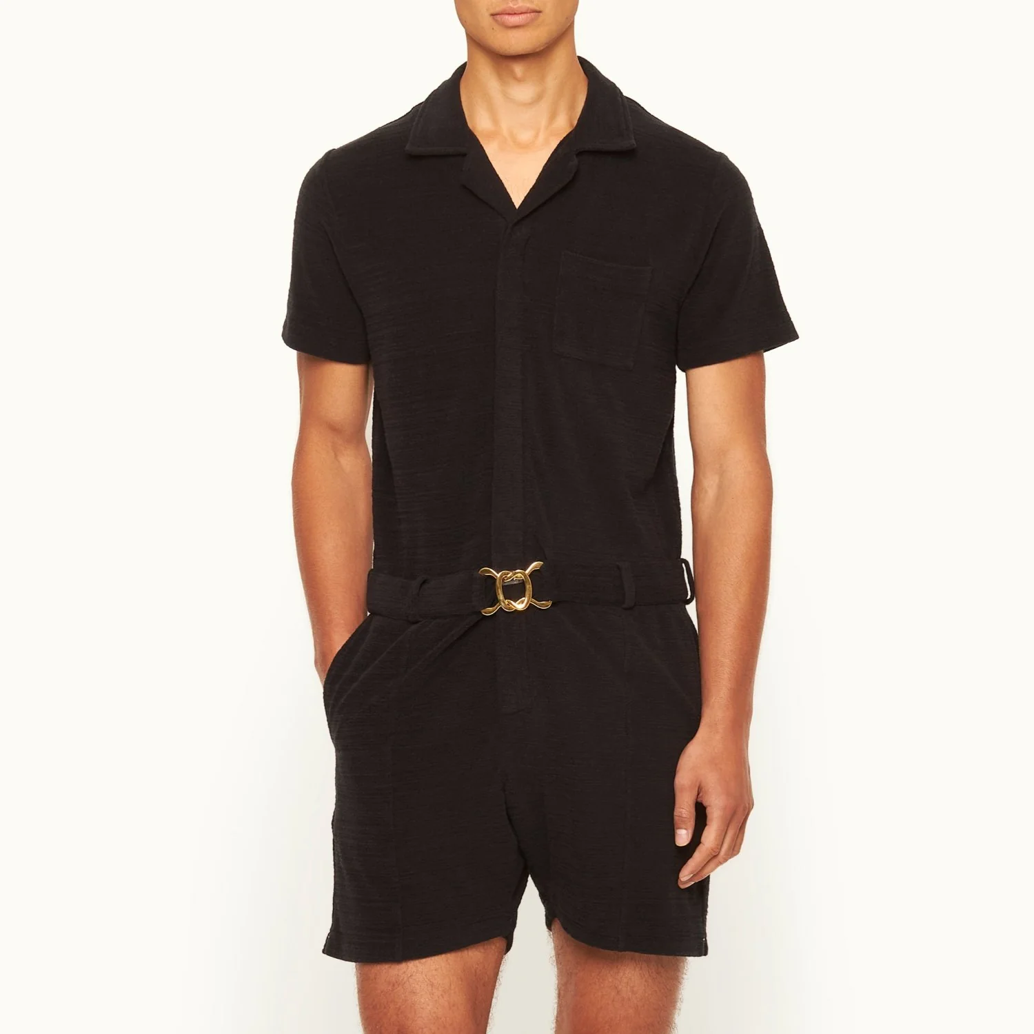 James Bond Goldfinger Onesie - Black Edition - By Orlebar Brown - Image 4