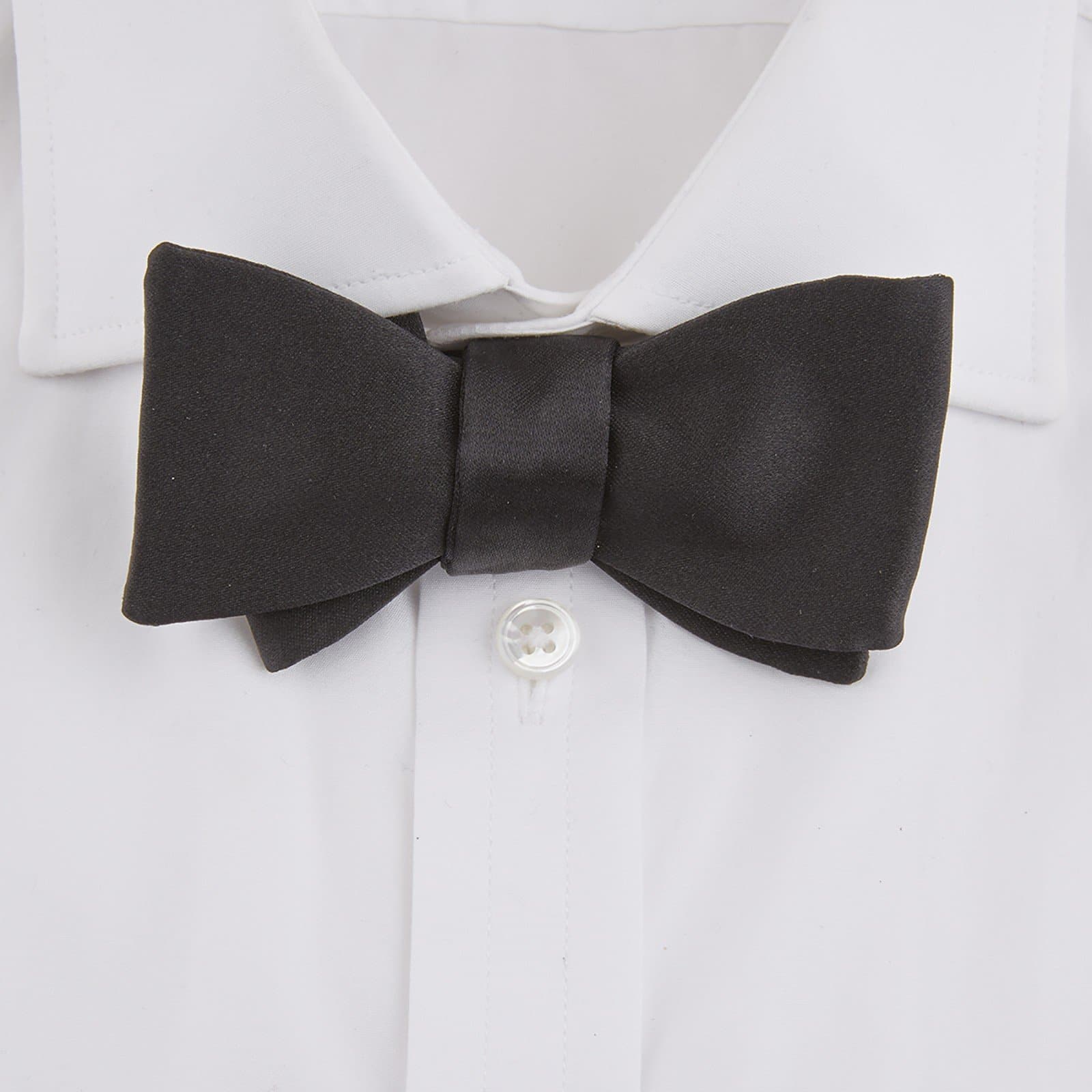 James Bond Black Silk Bow Tie - Casino Royale Edition - By Turnbull & Asser - Image 4