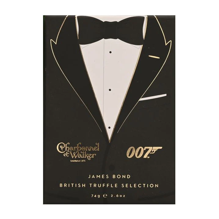 James Bond Black Tie Truffle Box - By Charbonnel et Walker (74g) - Image 5