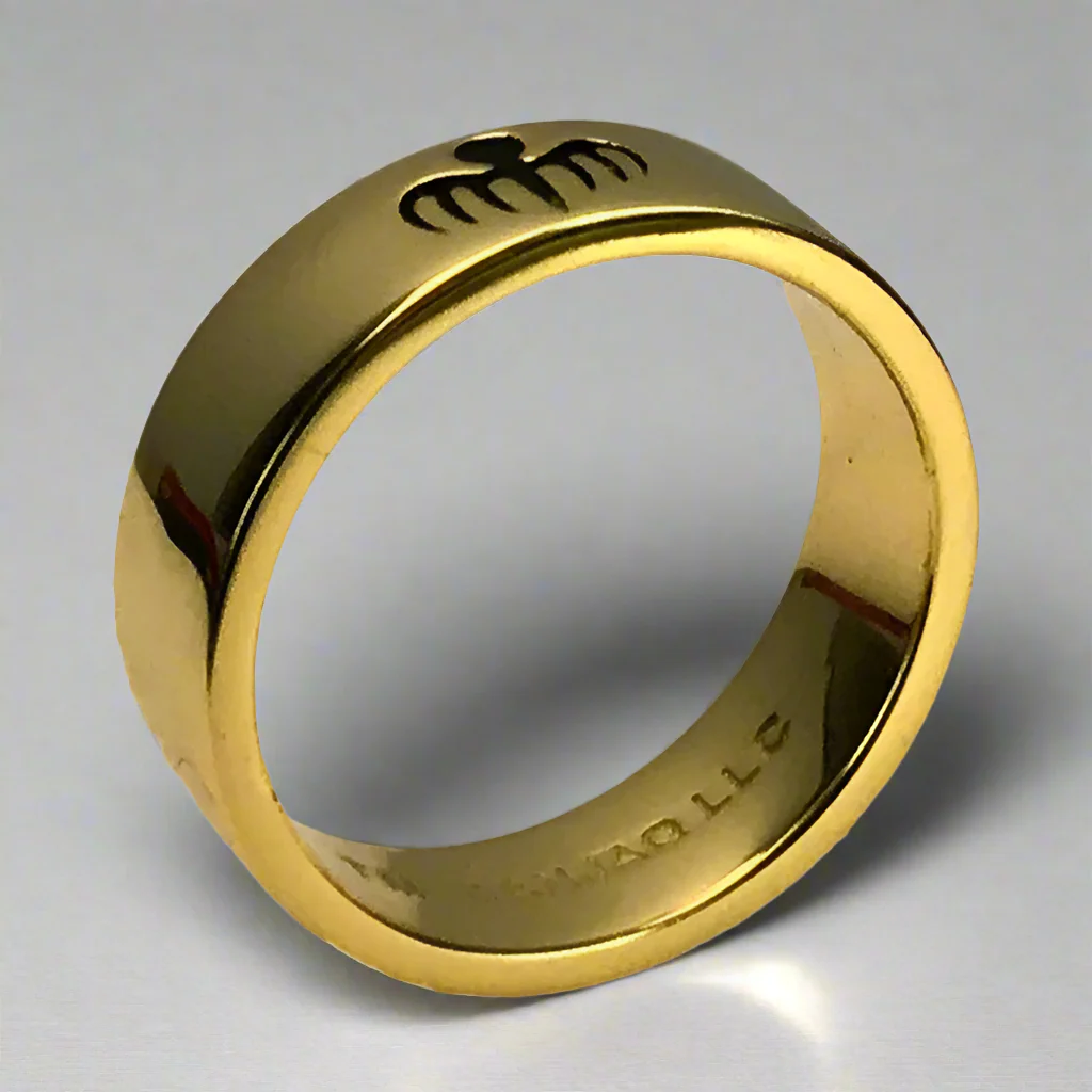 James Bond Blofeld No.1 SPECTRE Agent 18ct Gold Ring Prop Replica - Image 2