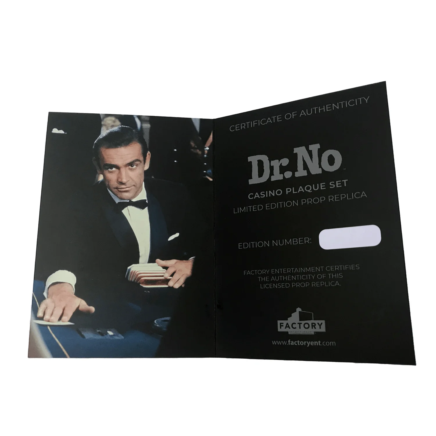 James Bond Casino Plaques Prop Replica - Dr. No Numbered Edition - Image 7