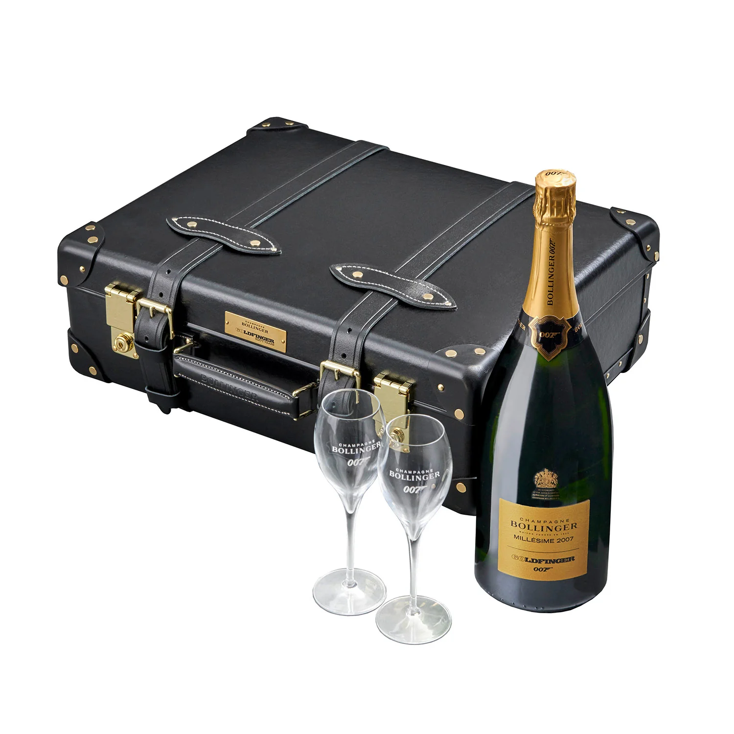 James Bond Champagne Bollinger Anniversary Magnum Set - 007 Goldfinger Numbered Edition - Image 4