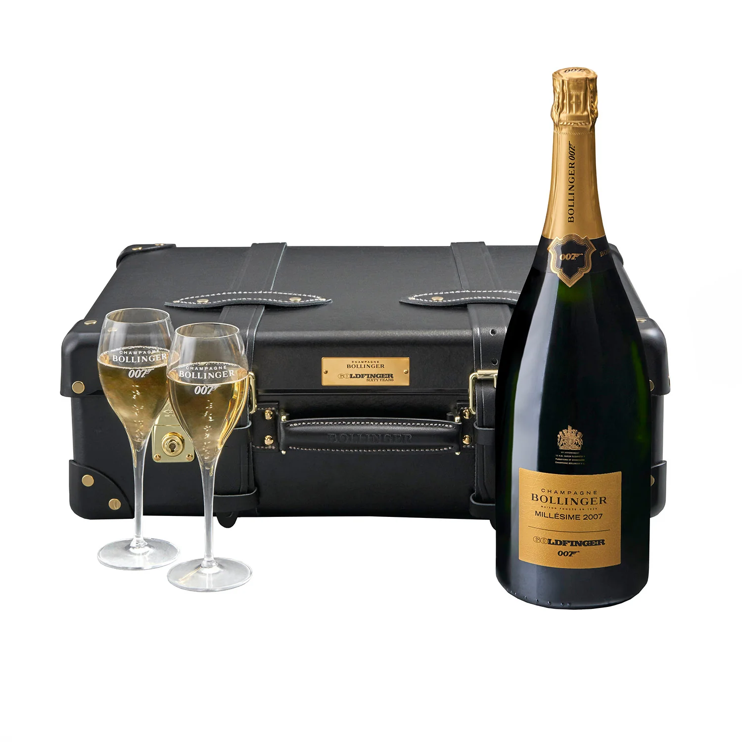 James Bond Champagne Bollinger Anniversary Magnum Set - 007 Goldfinger Numbered Edition - Image 9