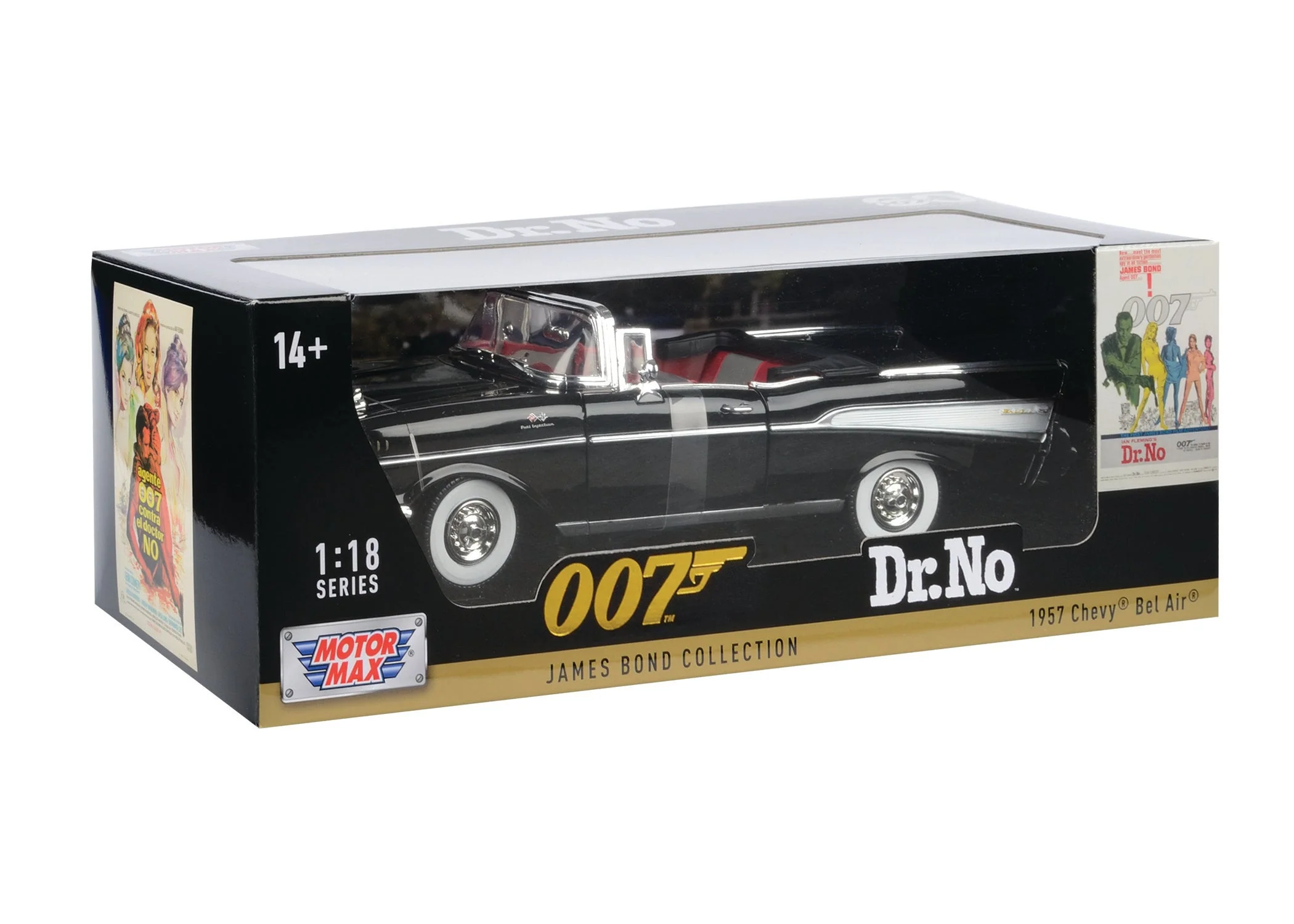 James Bond Chevy Bel Air Model Car - Dr. No Edition - By Motormax - Image 7