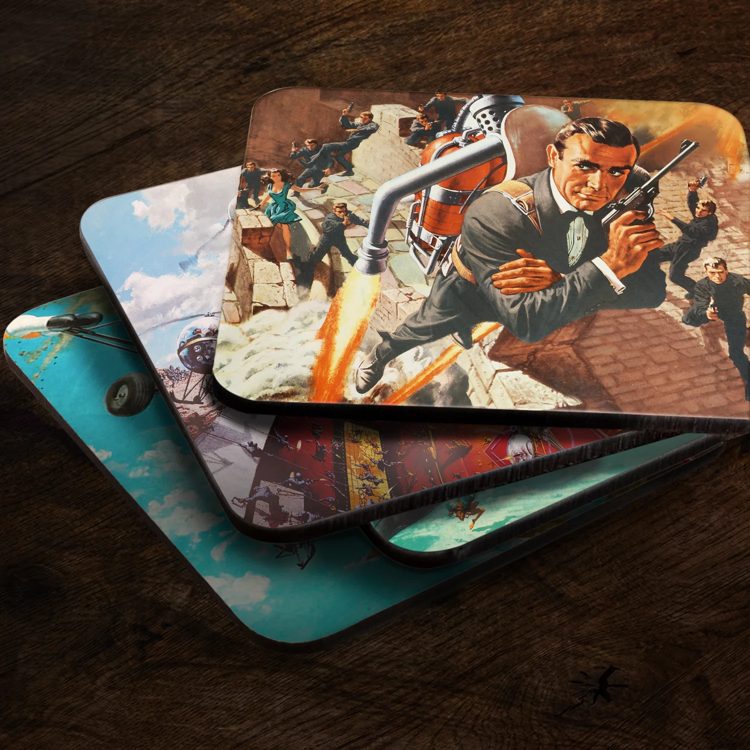 James Bond Coaster Set - Thunderball & You Only Live Twice Edition - Image 5