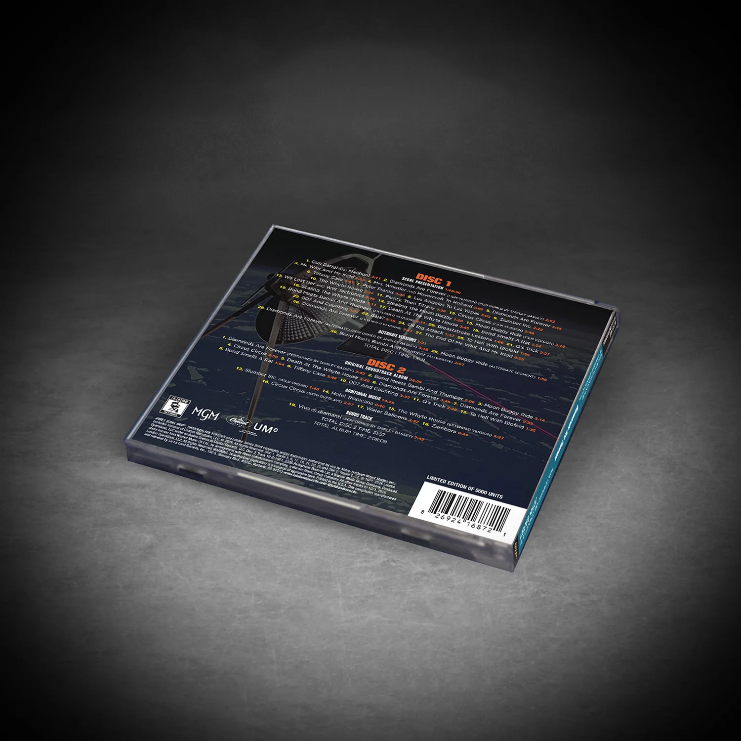 James Bond Diamonds Are Forever Soundtrack Double CD Set - 55th Anniversary Expanded Remastered Edition - Image 4