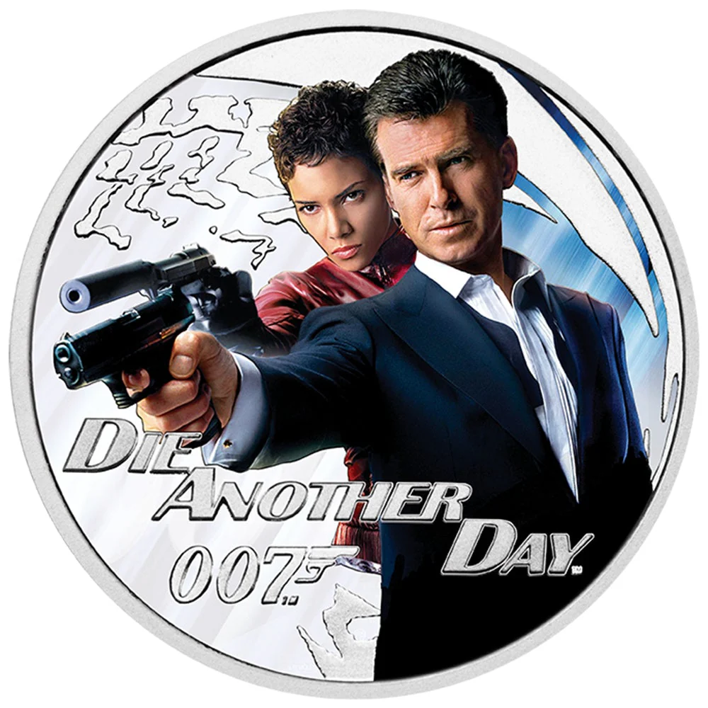James Bond Die Another Day 1/2 oz Silver Proof Coin - By The Perth Mint - Image 2