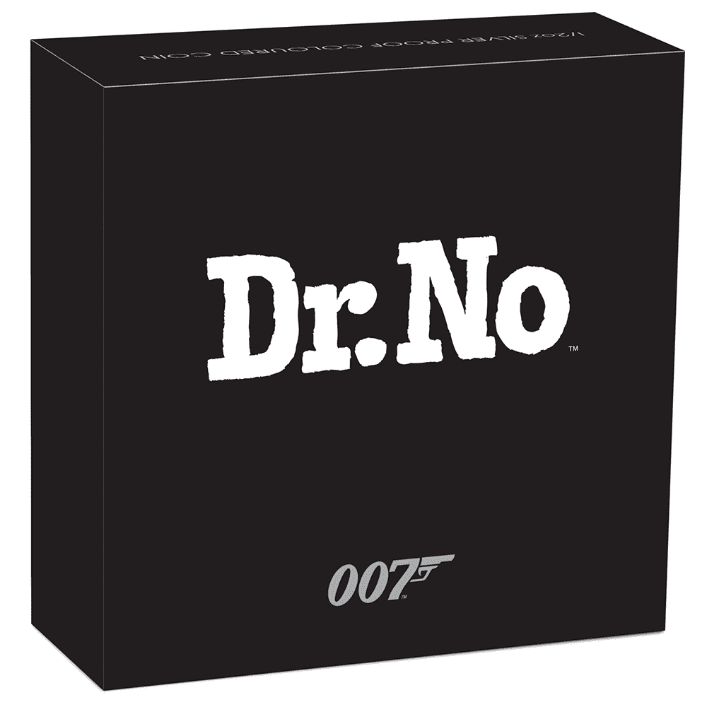 James Bond Dr. No 1/2 oz Silver Proof Coin - By The Perth Mint - Image 4