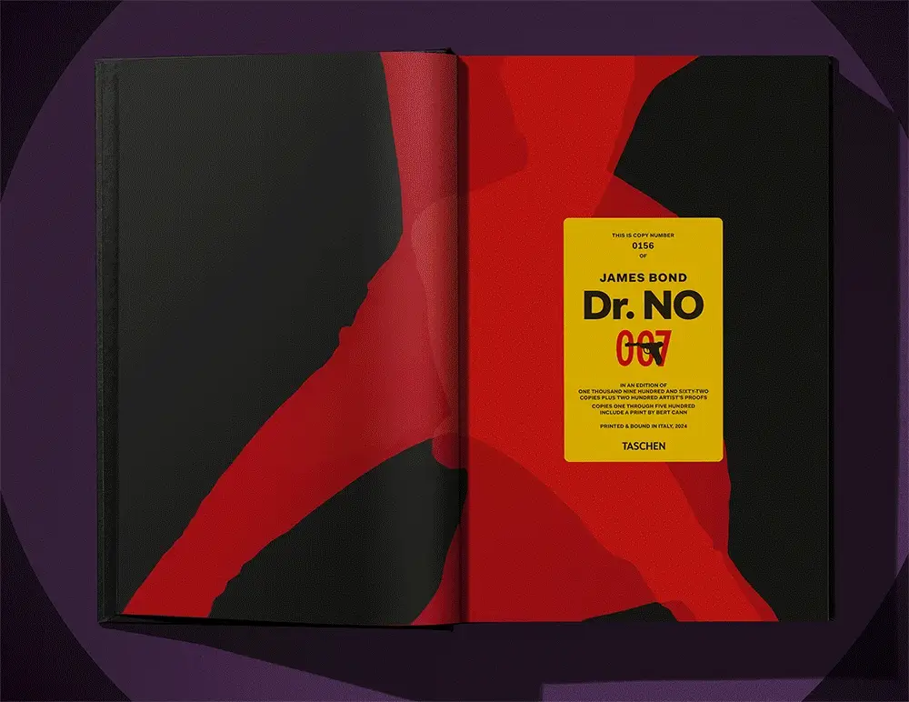 James Bond Dr. No Archive Book & Framed Art - Publicity Portrait Signed & Numbered Edition - By Taschen - Image 6