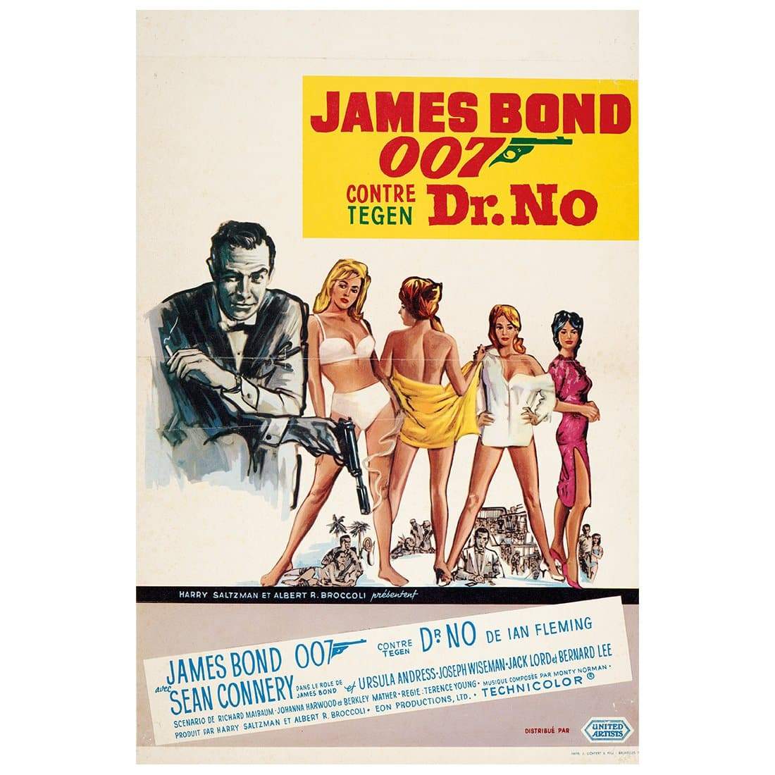 James Bond Dr. No Art Print - Numbered Edition (Unframed) - Image 6