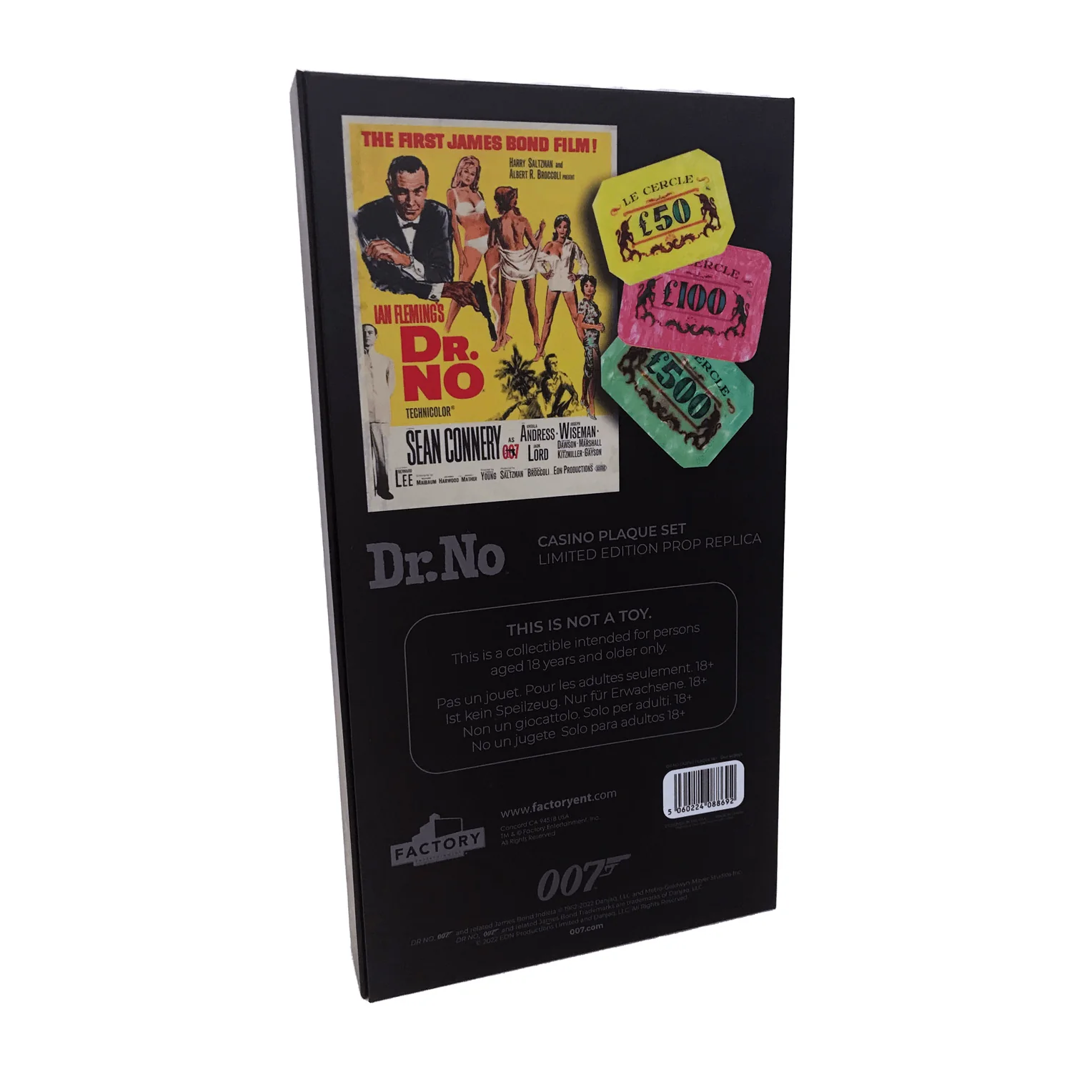 James Bond Casino Plaques Prop Replica - Dr. No Numbered Edition - Image 5