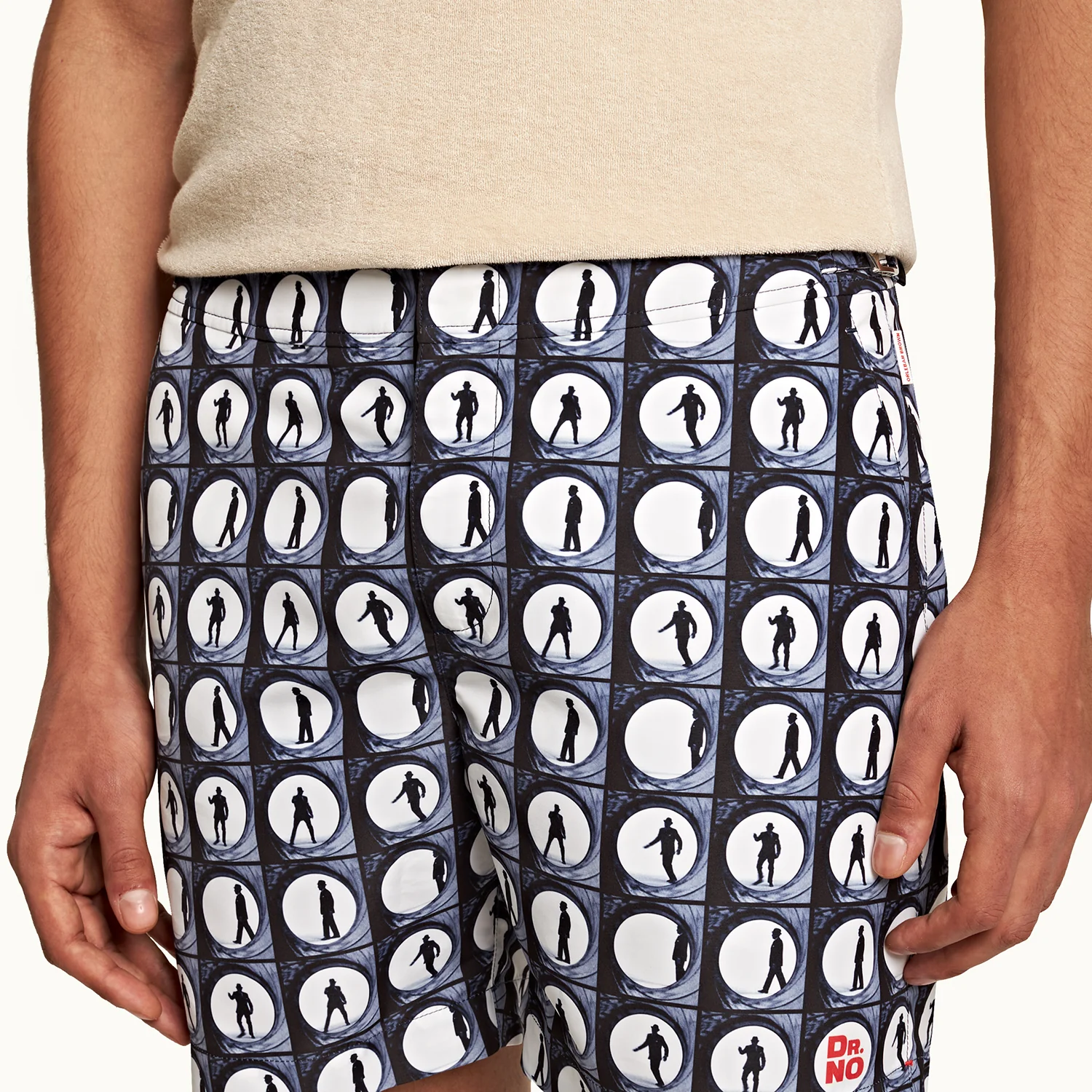 James Bond Dr. No Gun Barrel Swim Shorts - By Orlebar Brown - Image 7
