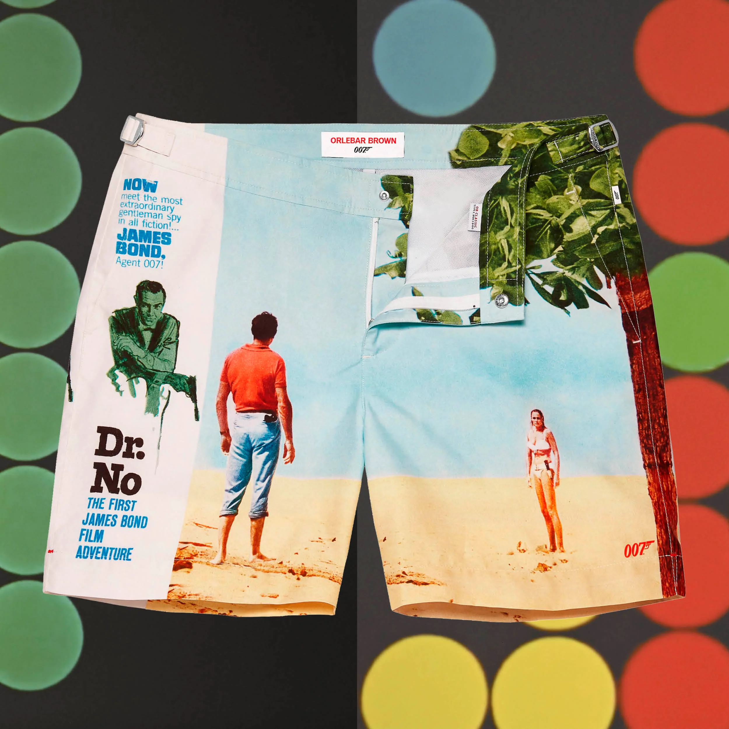 James Bond Dr. No Poster Swim Shorts - By Orlebar Brown - Image 7