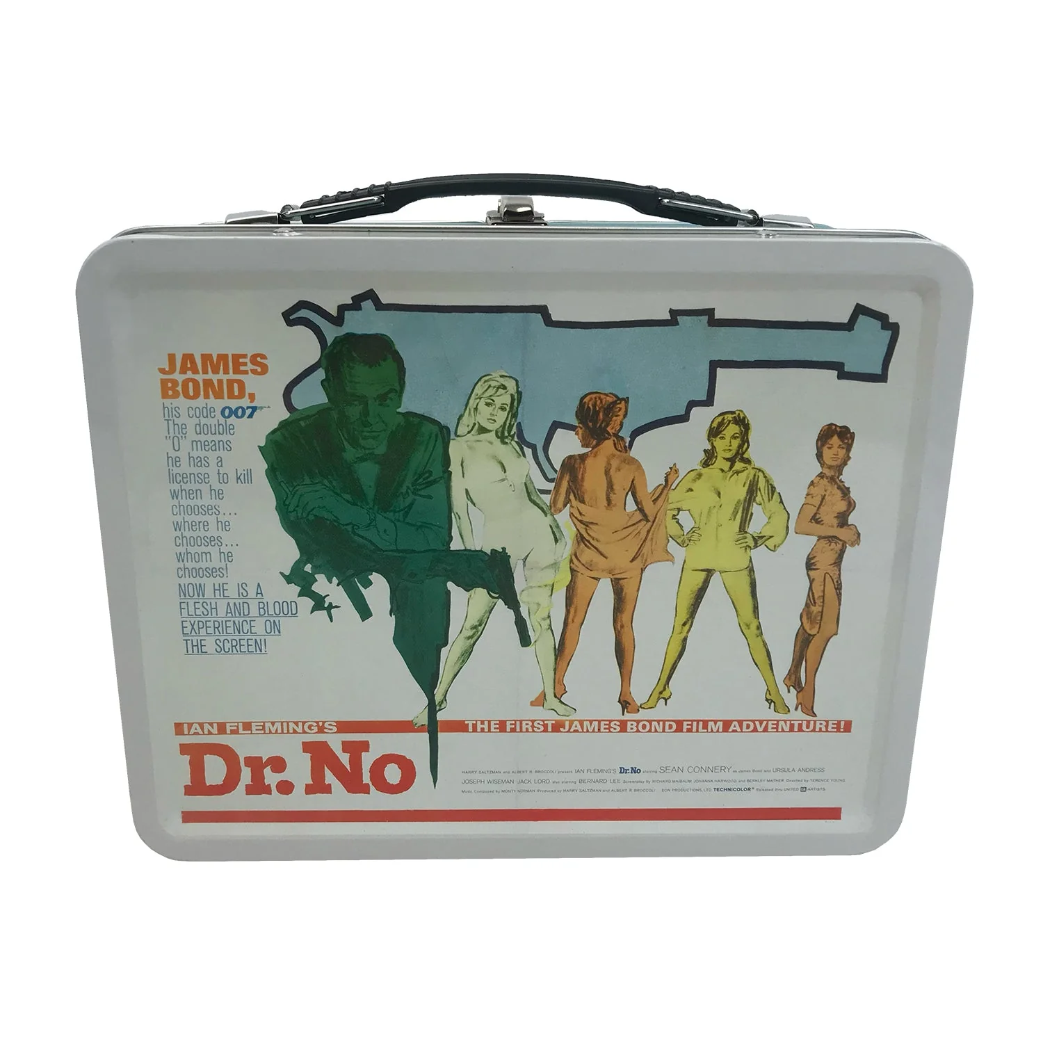 James Bond Dr. No Tin Tote Lunch Box - Image 5