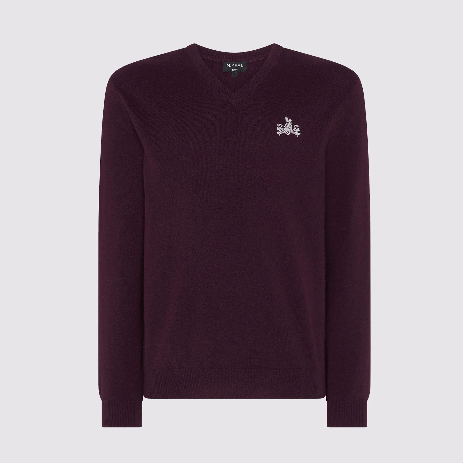 James Bond Family Crest Cashmere Sweater - Goldfinger Edition - By N.Peal - Image 3