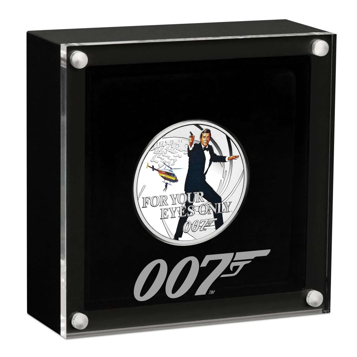 James Bond For Your Eyes Only 1/2 oz Silver Proof Coin - By The Perth Mint - Image 2