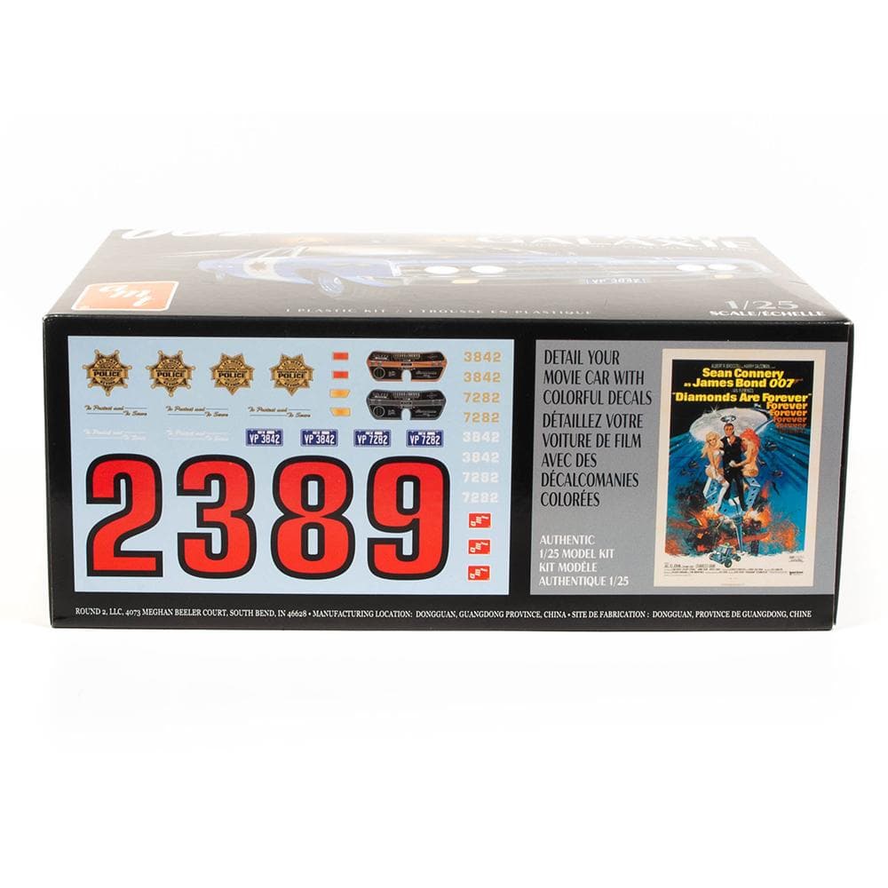 James Bond Ford Police Car Model Kit - Diamonds Are Forever Edition - by AMT (Outlet Item) - Image 5