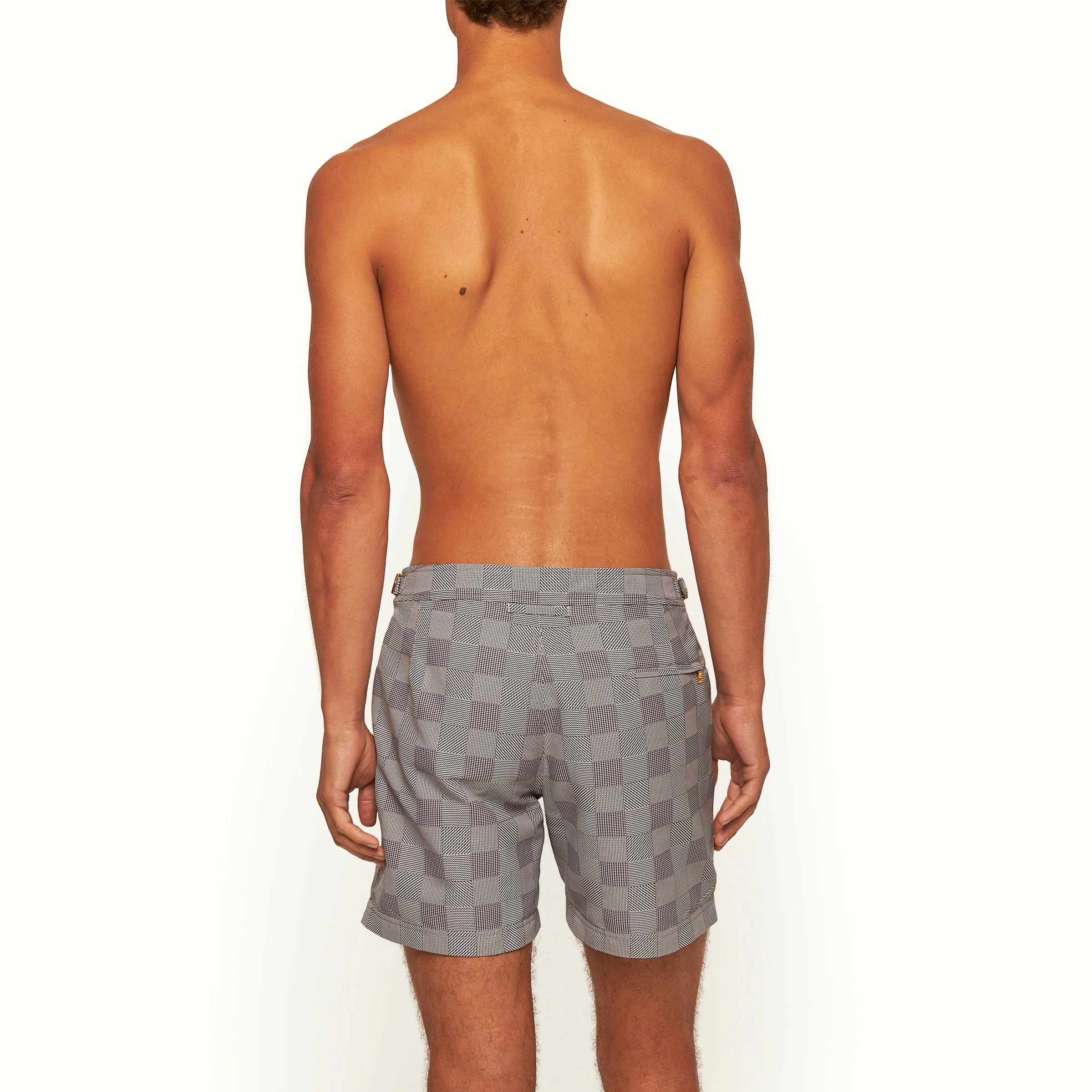 James Bond Glen Check Swim Shorts - By Orlebar Brown - Image 5