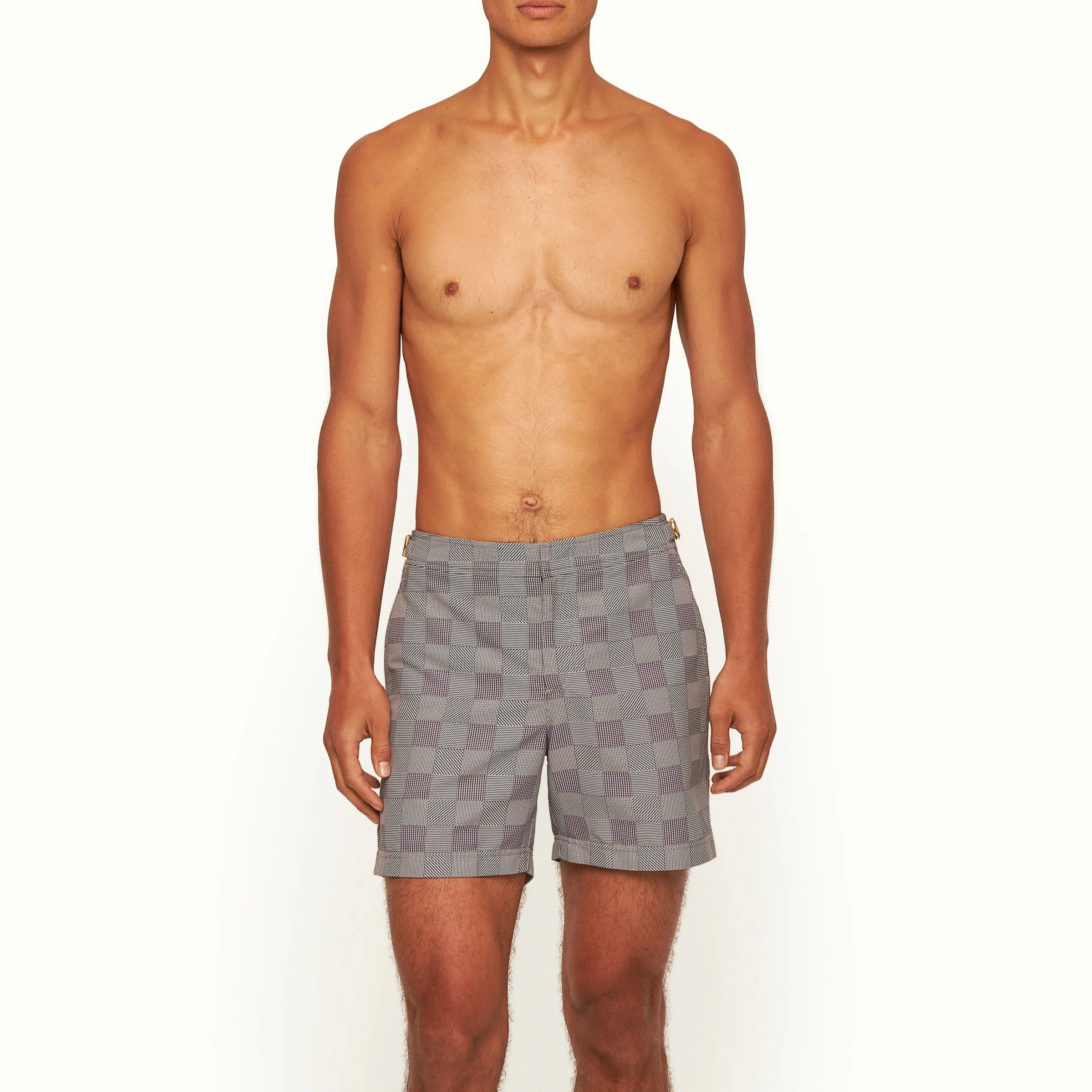 James Bond Glen Check Swim Shorts - By Orlebar Brown - Image 6
