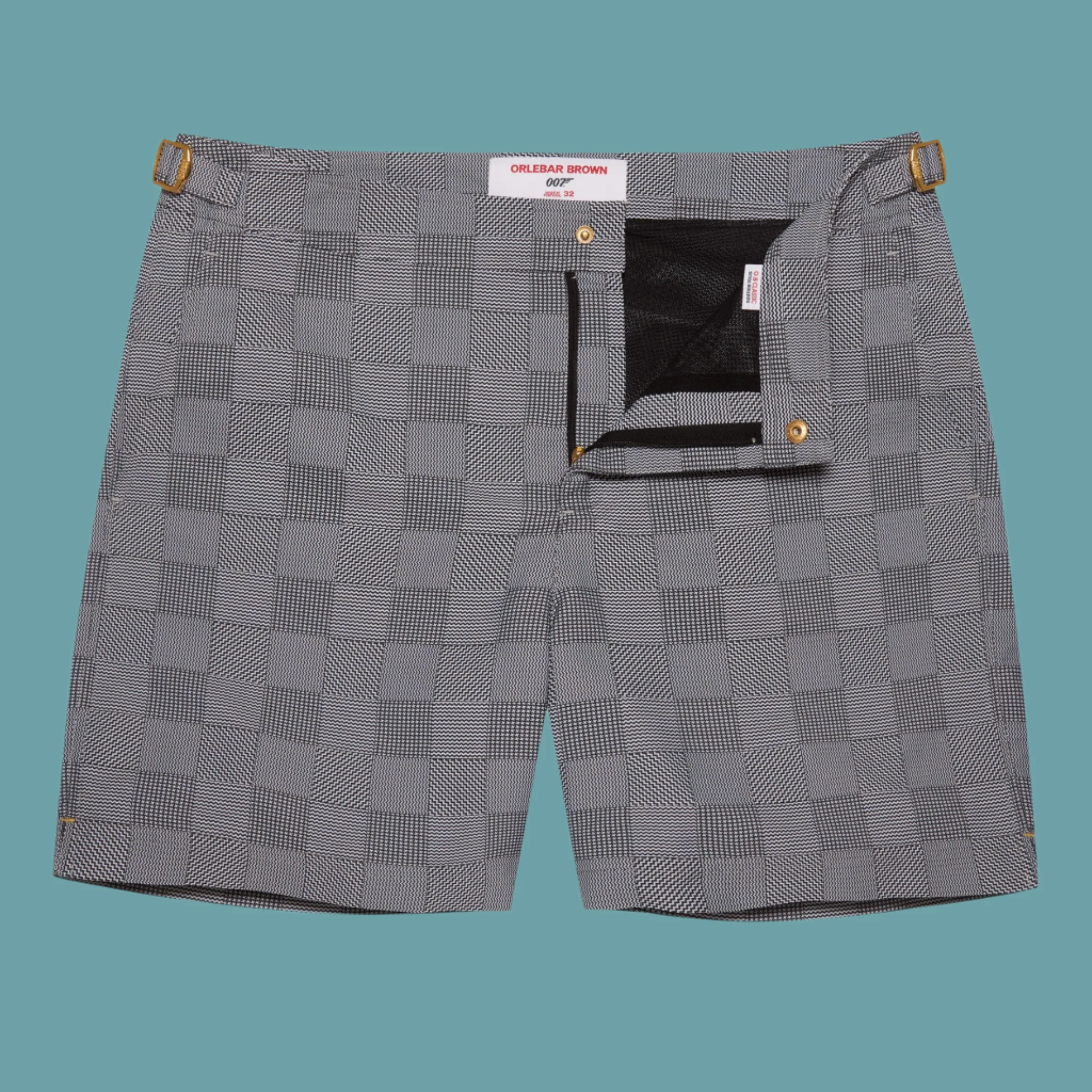 James Bond Glen Check Swim Shorts - By Orlebar Brown - Image 8