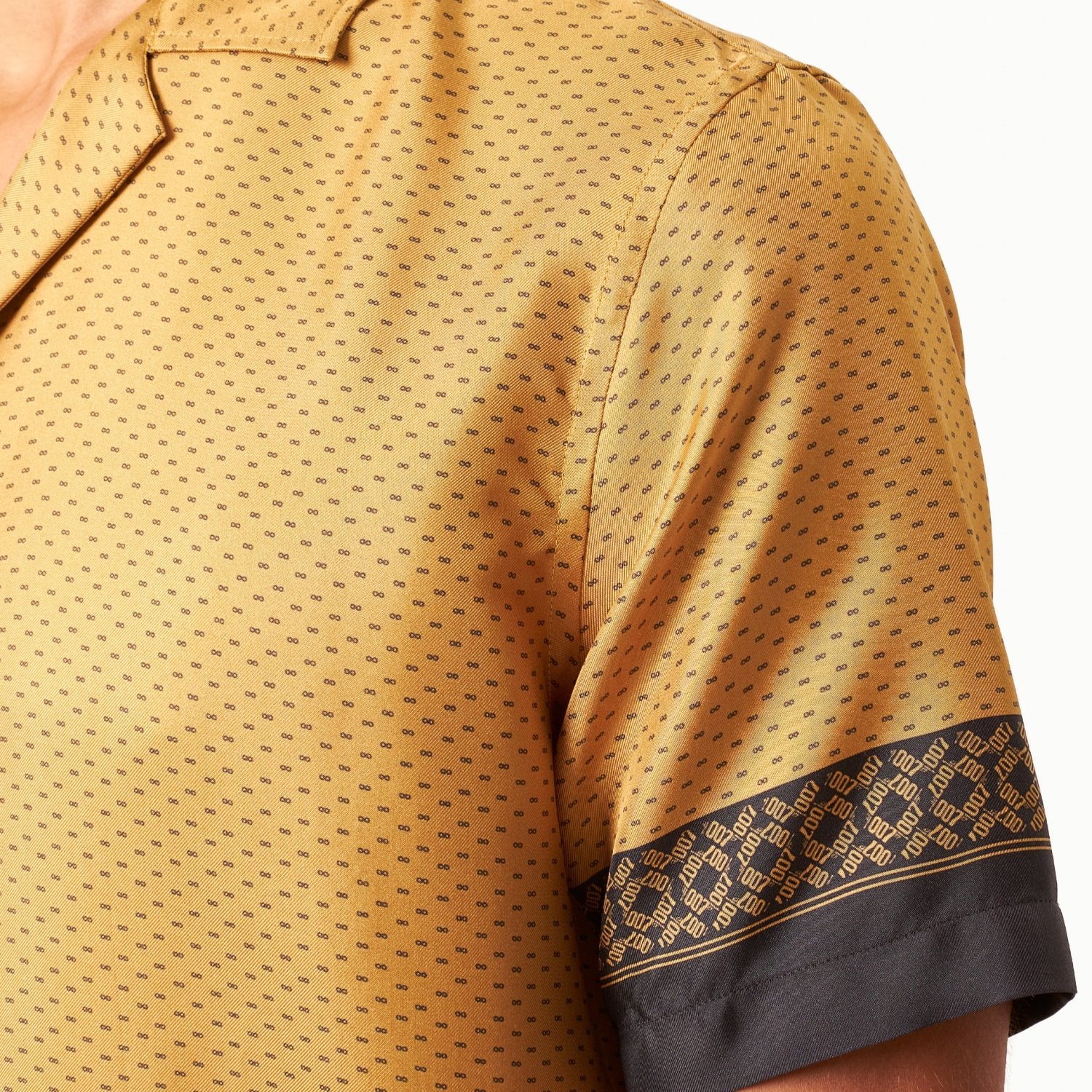 James Bond Gold Silk Shirt - By Orlebar Brown - Image 4