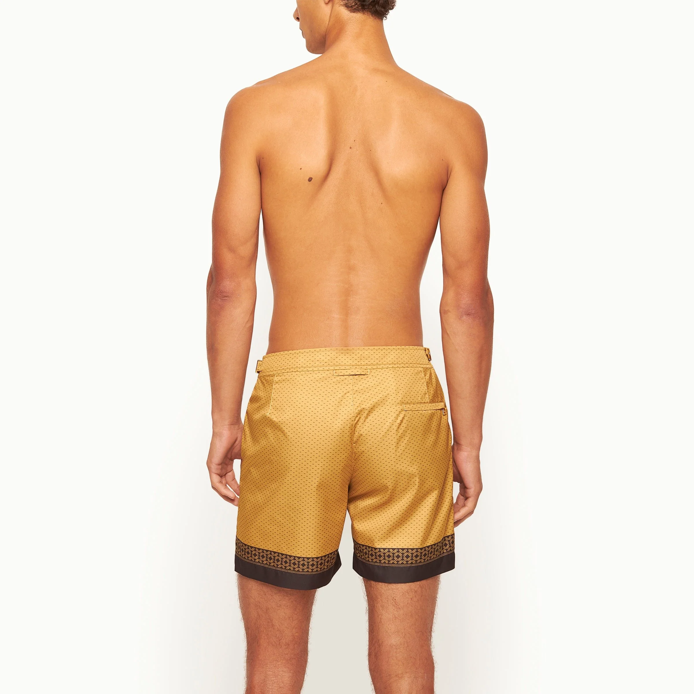 James Bond Gold Swim Shorts - By Orlebar Brown - Image 6