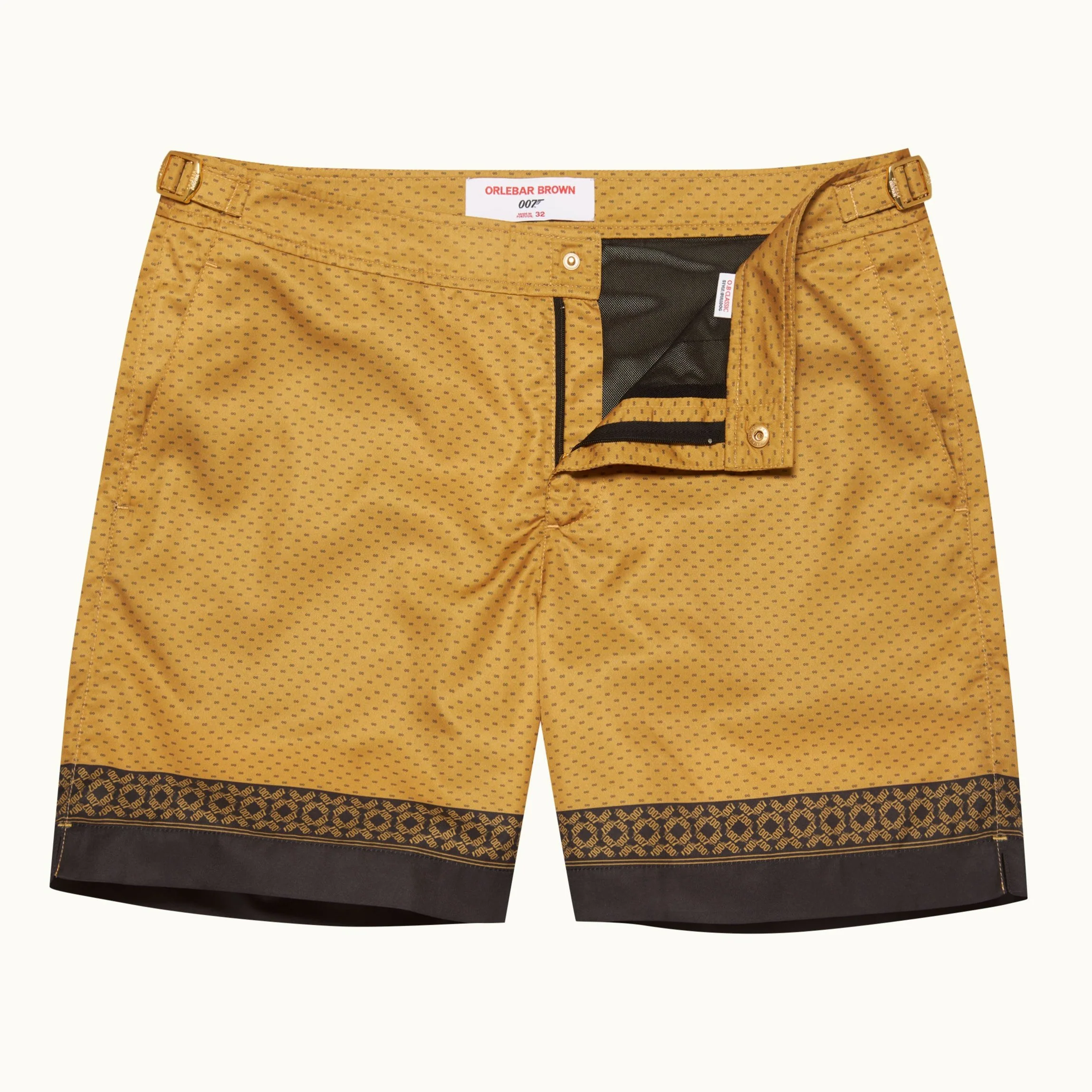 James Bond Gold Swim Shorts - By Orlebar Brown - Image 9