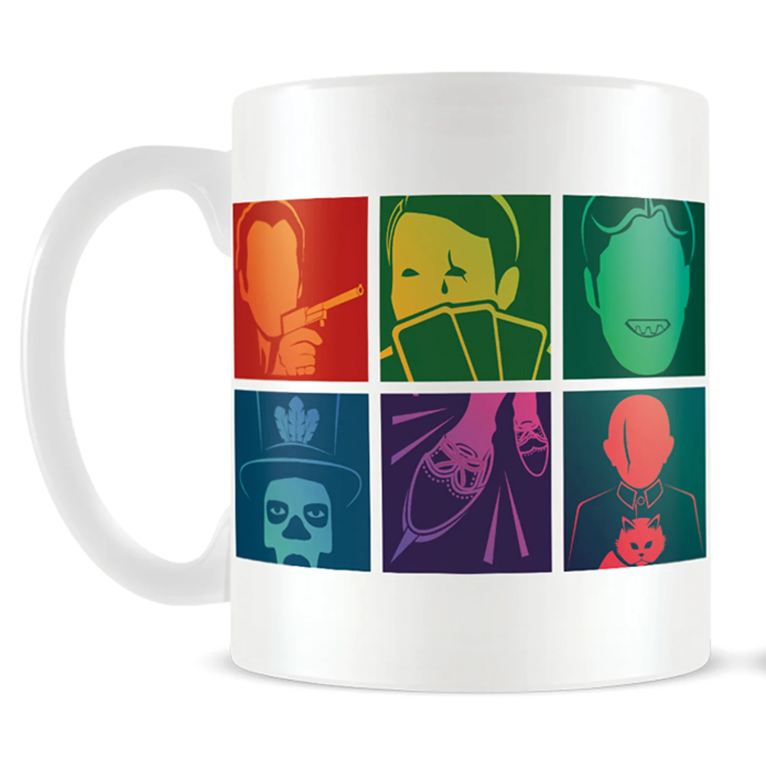 James Bond Graphic Villains Bone China Mug - Image 5
