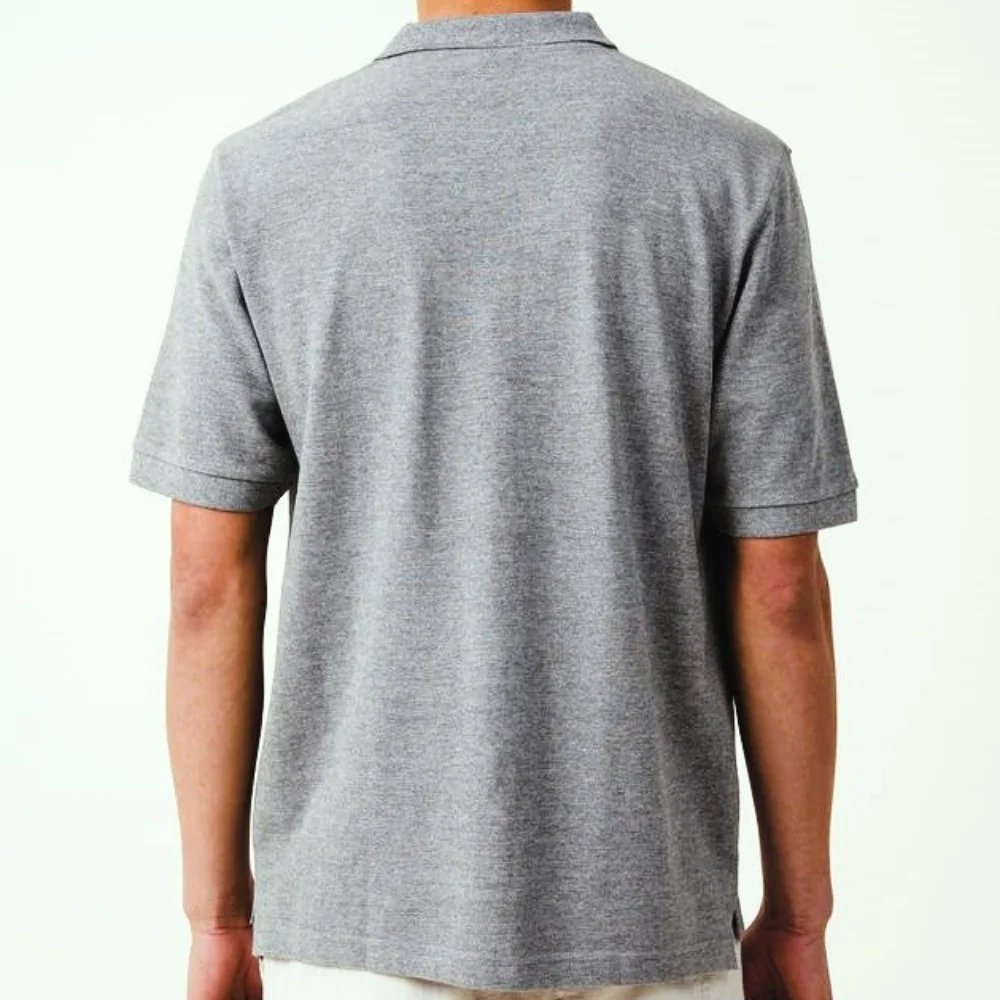 James Bond 007 Embroidered Cotton Polo Shirt - Grey Marl Edition - Image 4