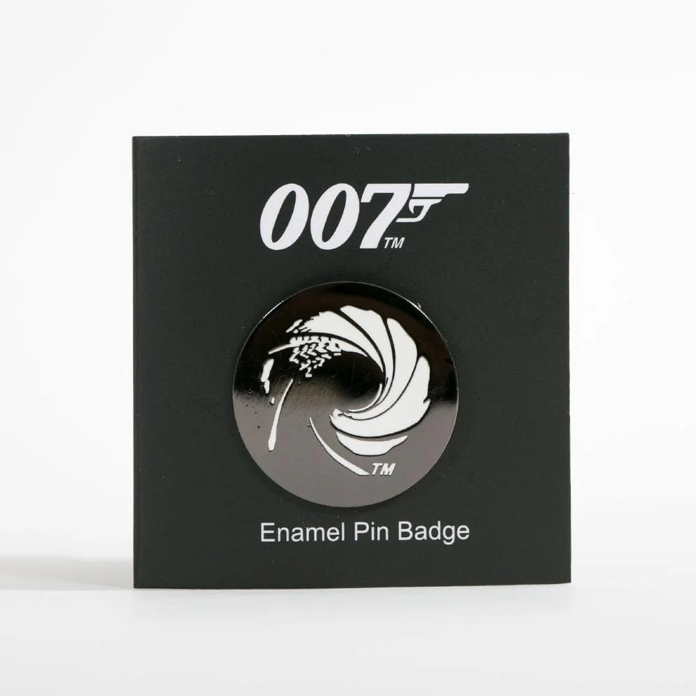 James Bond Gun Barrel Pin Badge - Image 2