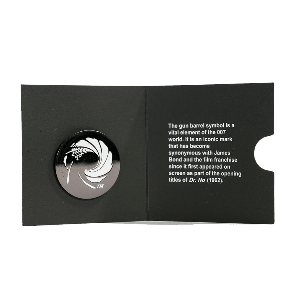James Bond Gun Barrel Pin Badge - Image 3