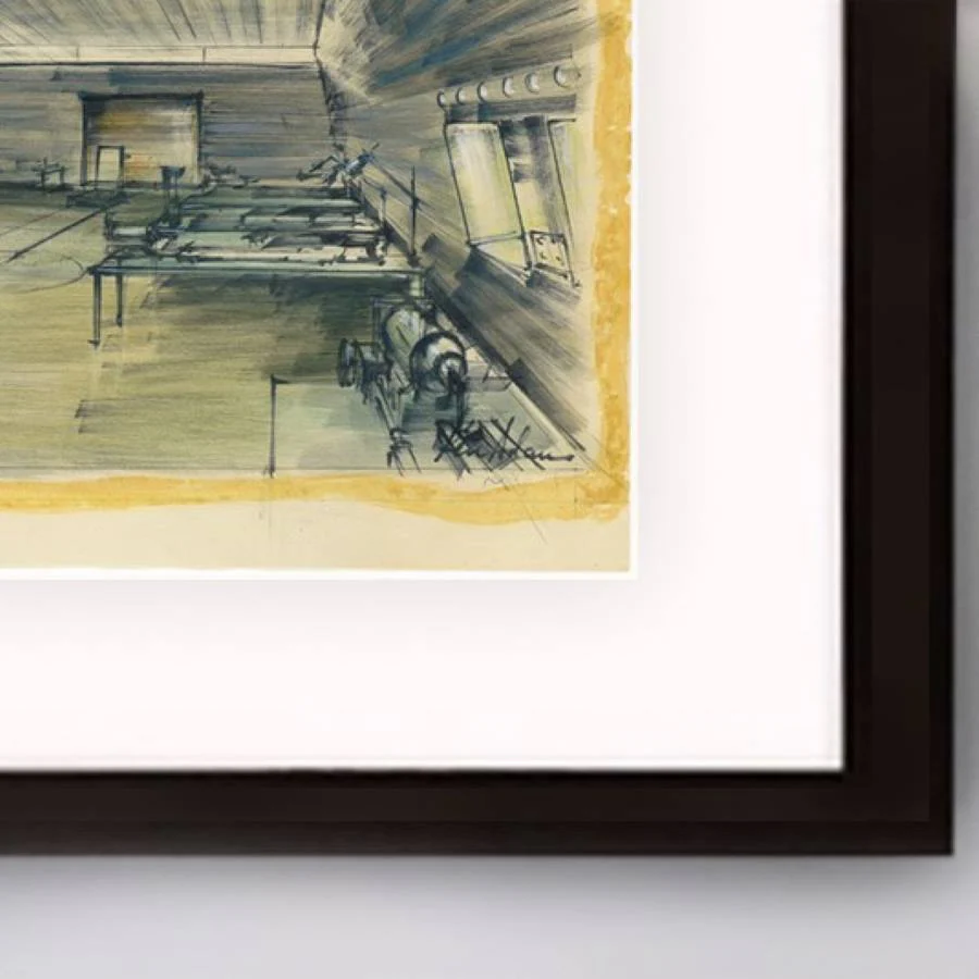 James Bond Ken Adam Goldfinger Laser Room Framed Art Print - Numbered Edition - Image 2