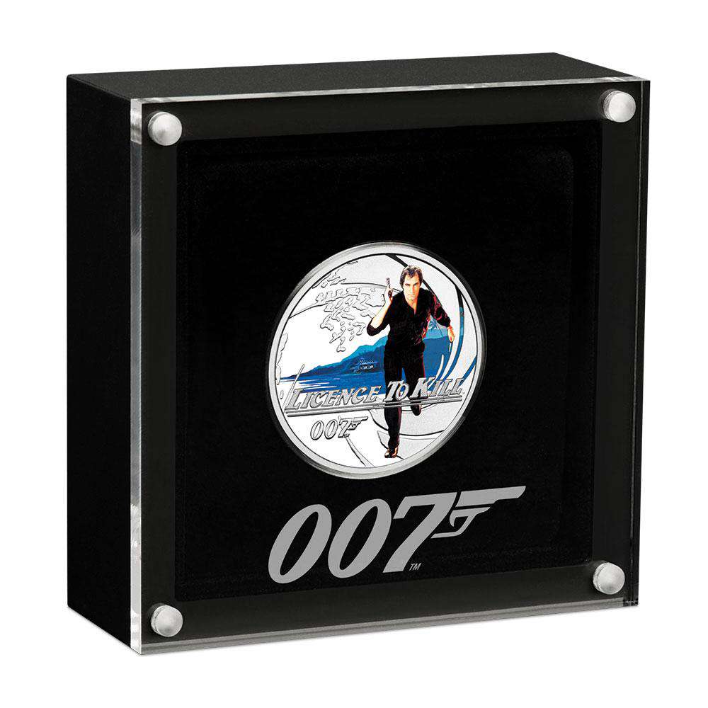 James Bond Licence To Kill 1/2 oz Silver Proof Coin - By The Perth Mint - Image 2